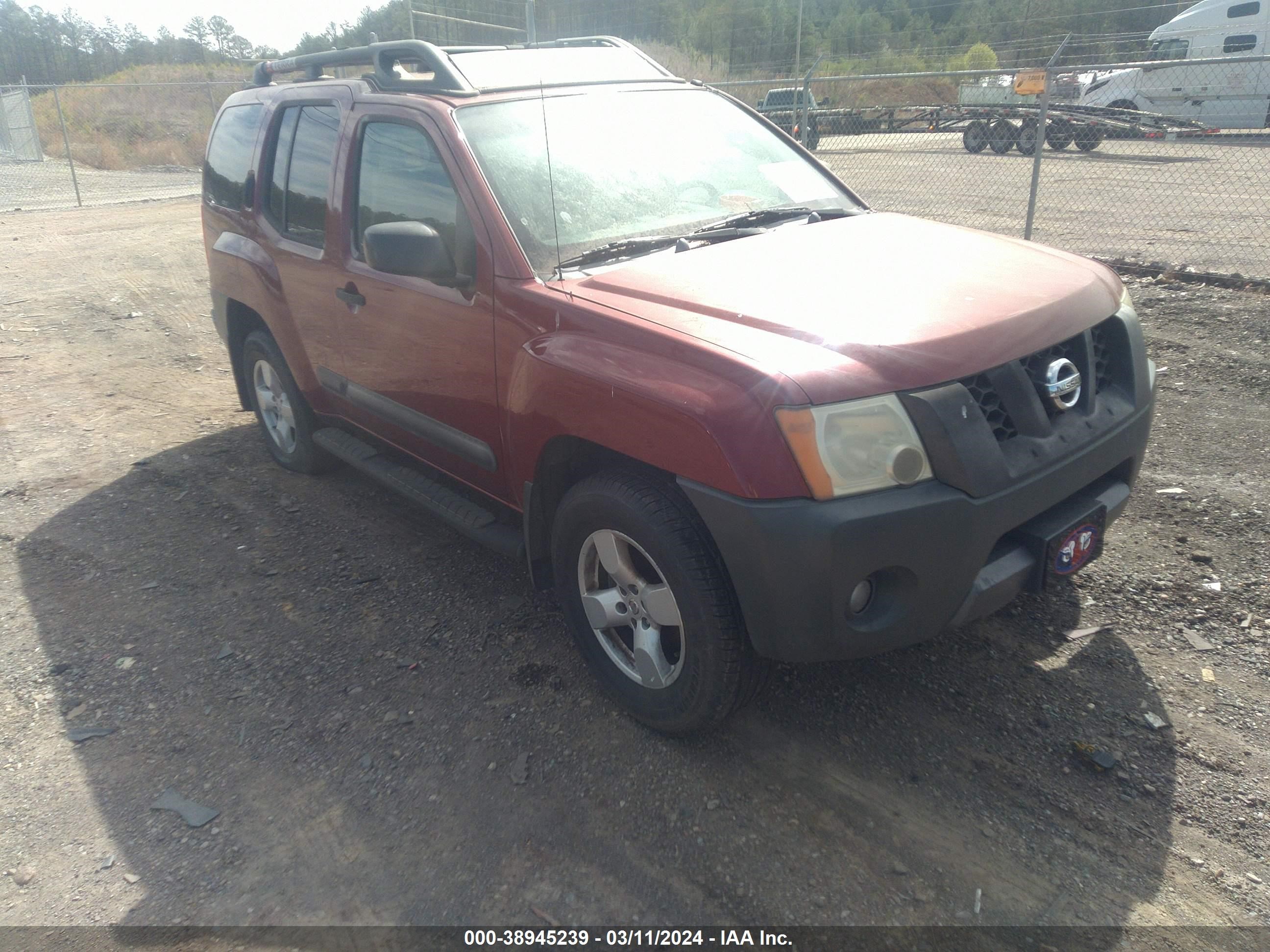 NISSAN XTERRA 2005 5n1an08w45c621094