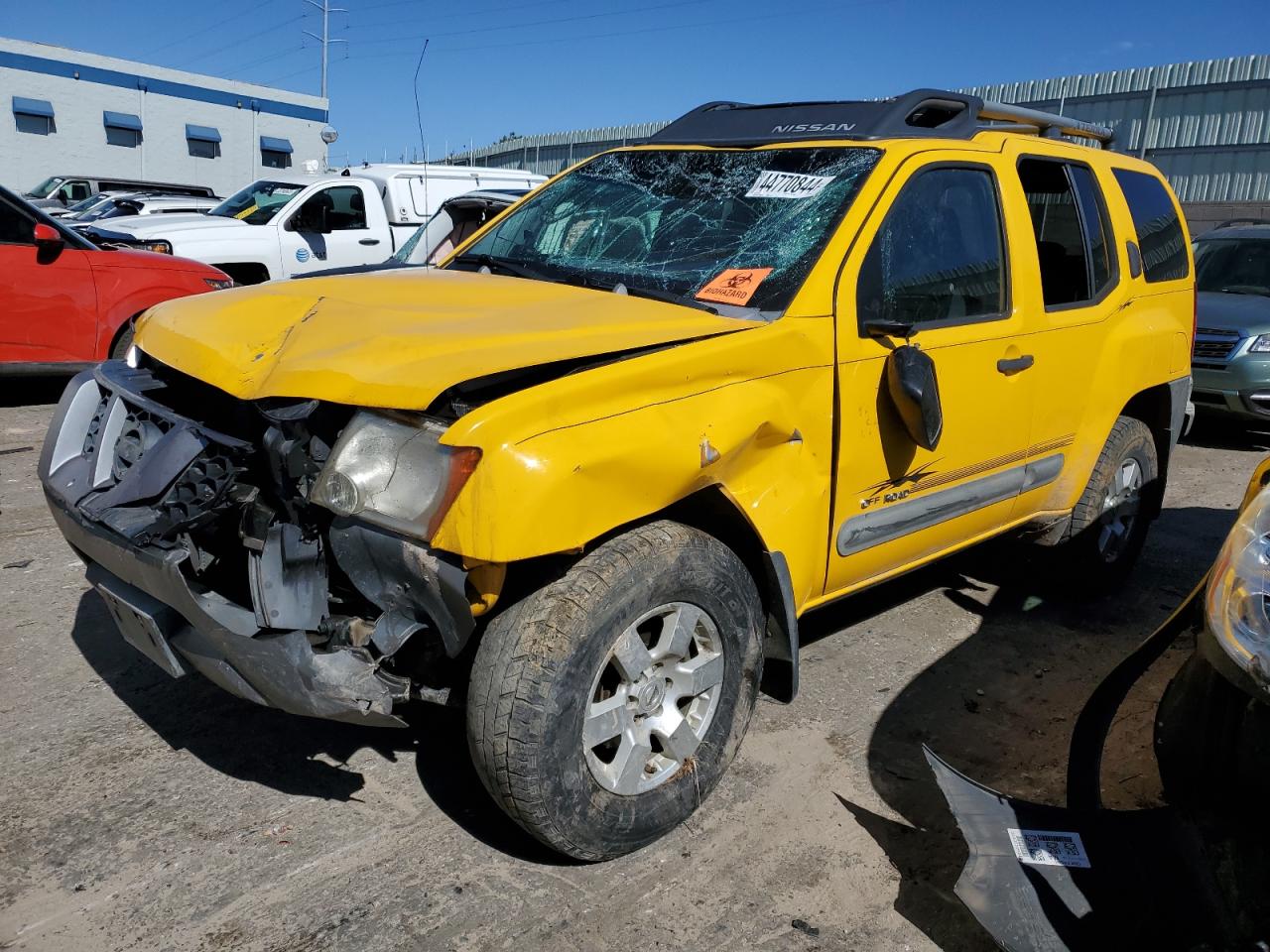 NISSAN XTERRA 2007 5n1an08wx7c537669