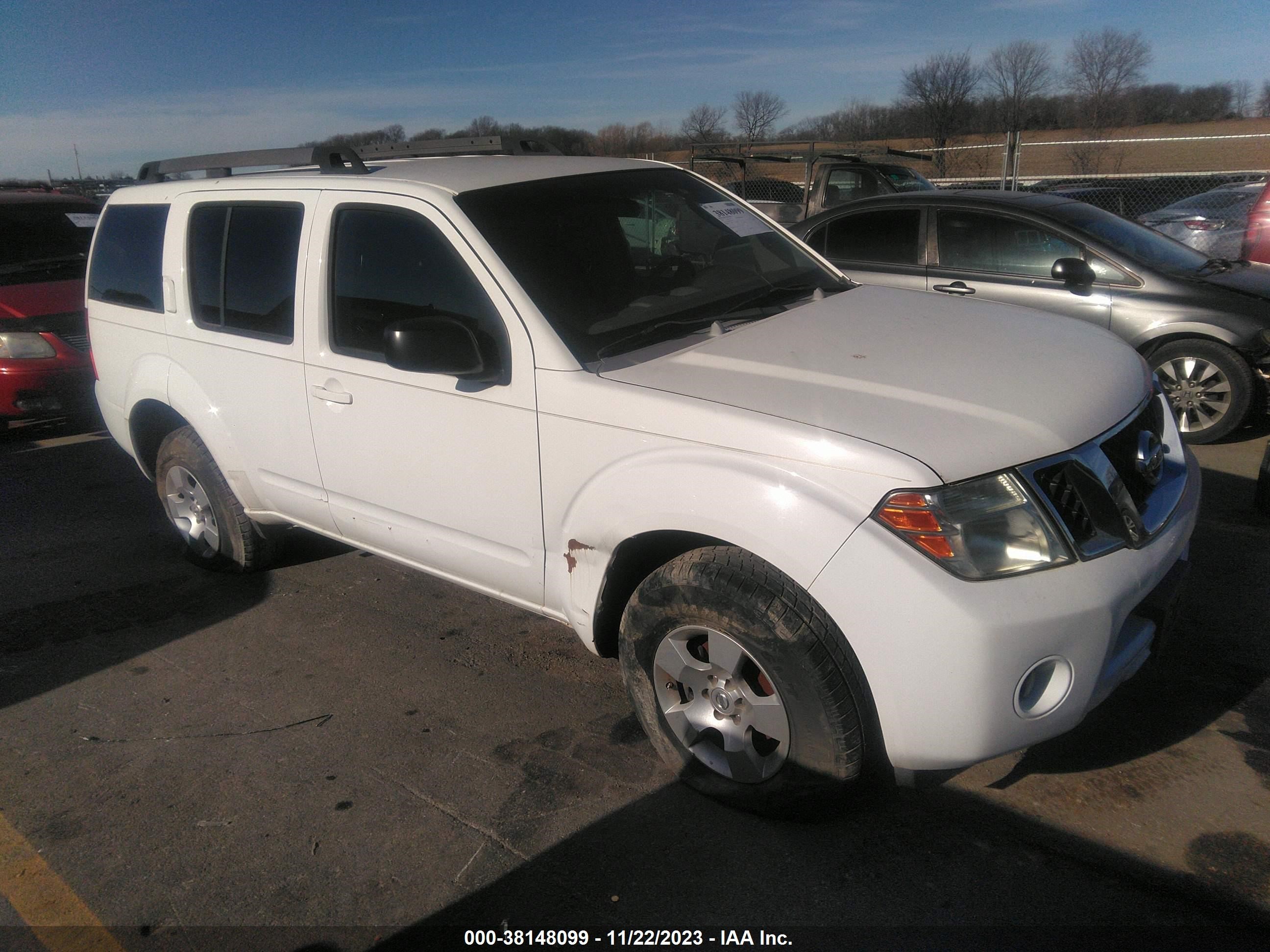 NISSAN PATHFINDER 2008 5n1ar18b28c609778