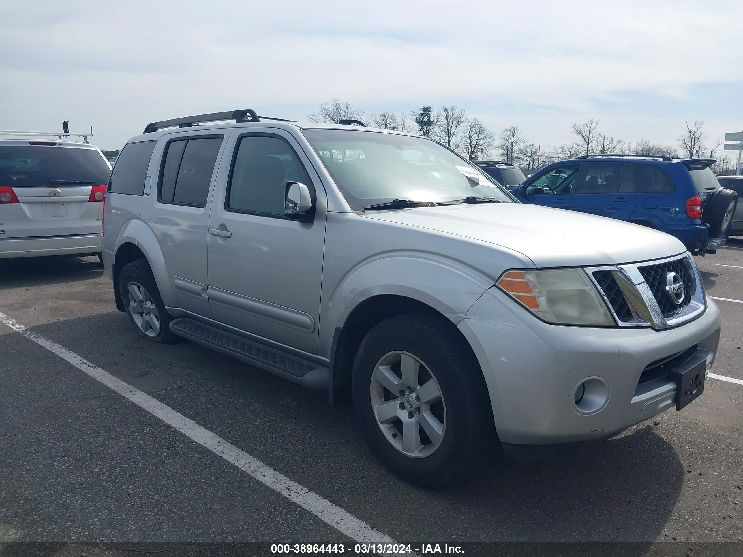 NISSAN PATHFINDER 2008 5n1ar18b48c612441