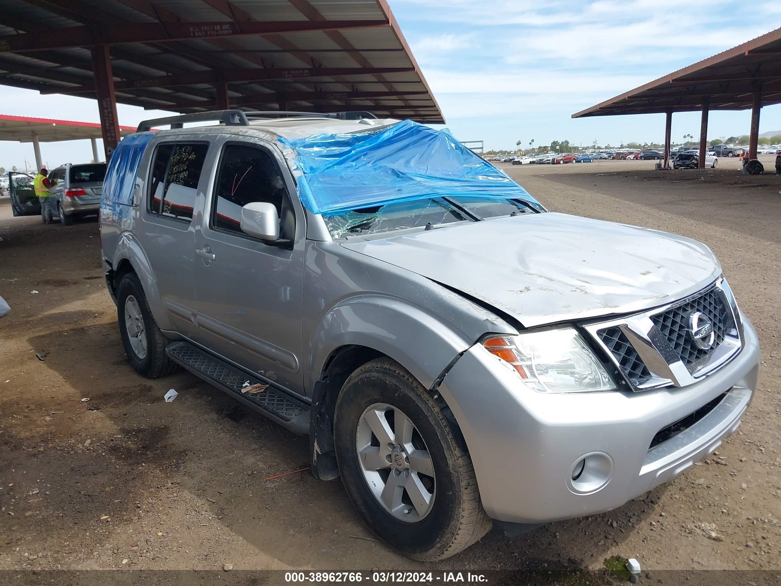 NISSAN PATHFINDER 2008 5n1ar18b68c622310