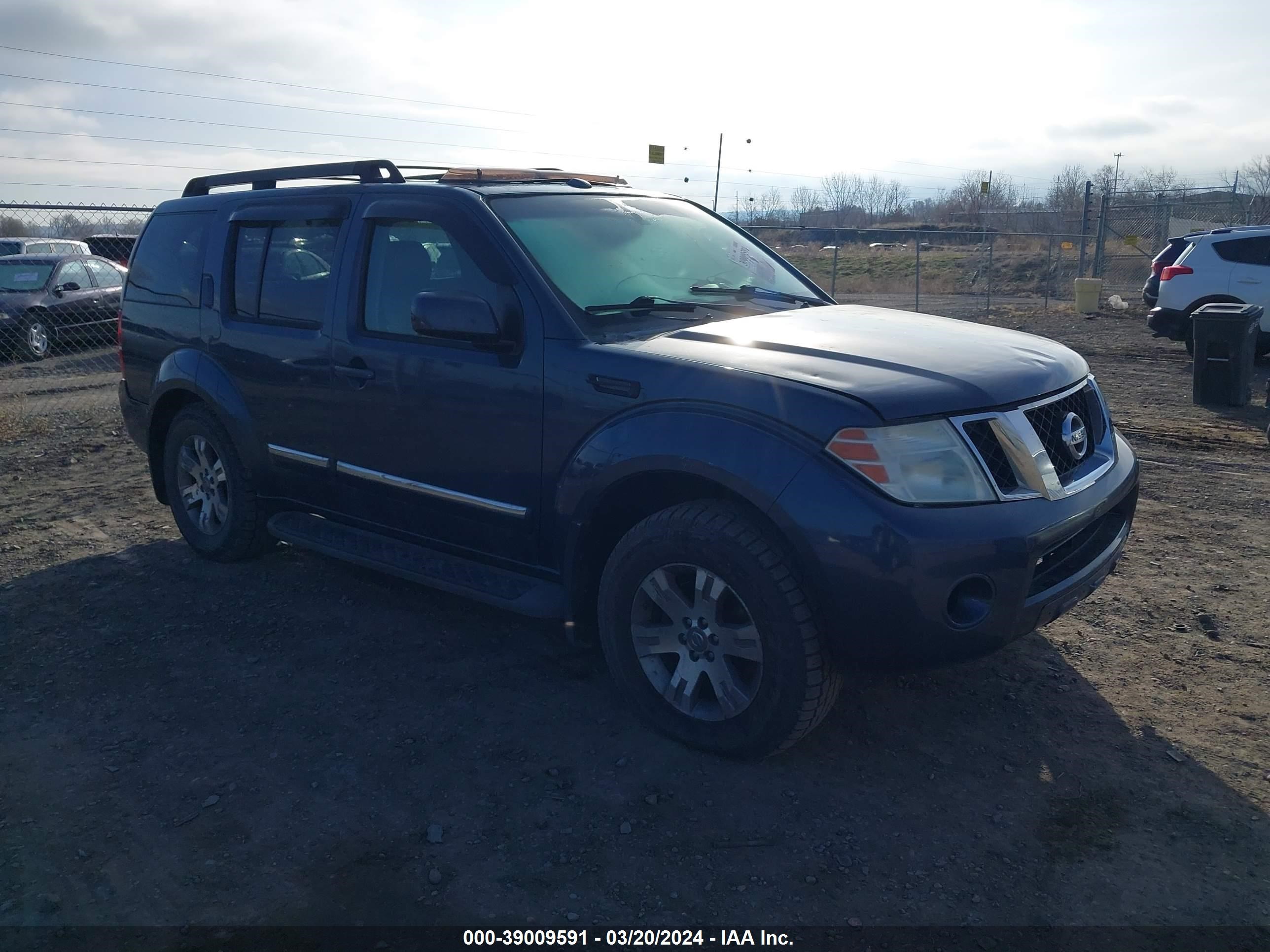 NISSAN PATHFINDER 2008 5n1ar18b68c622923