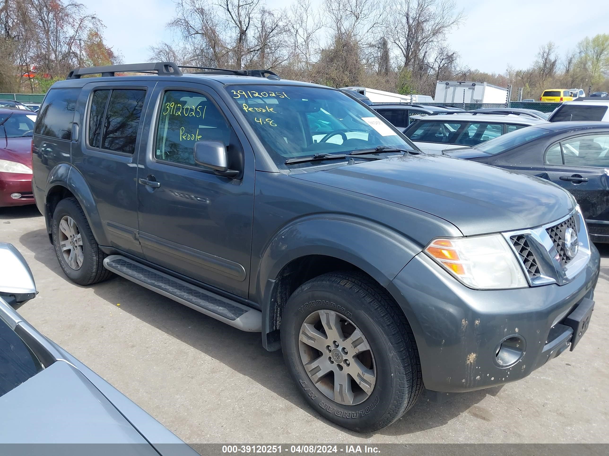 NISSAN PATHFINDER 2009 5n1ar18b79c617554