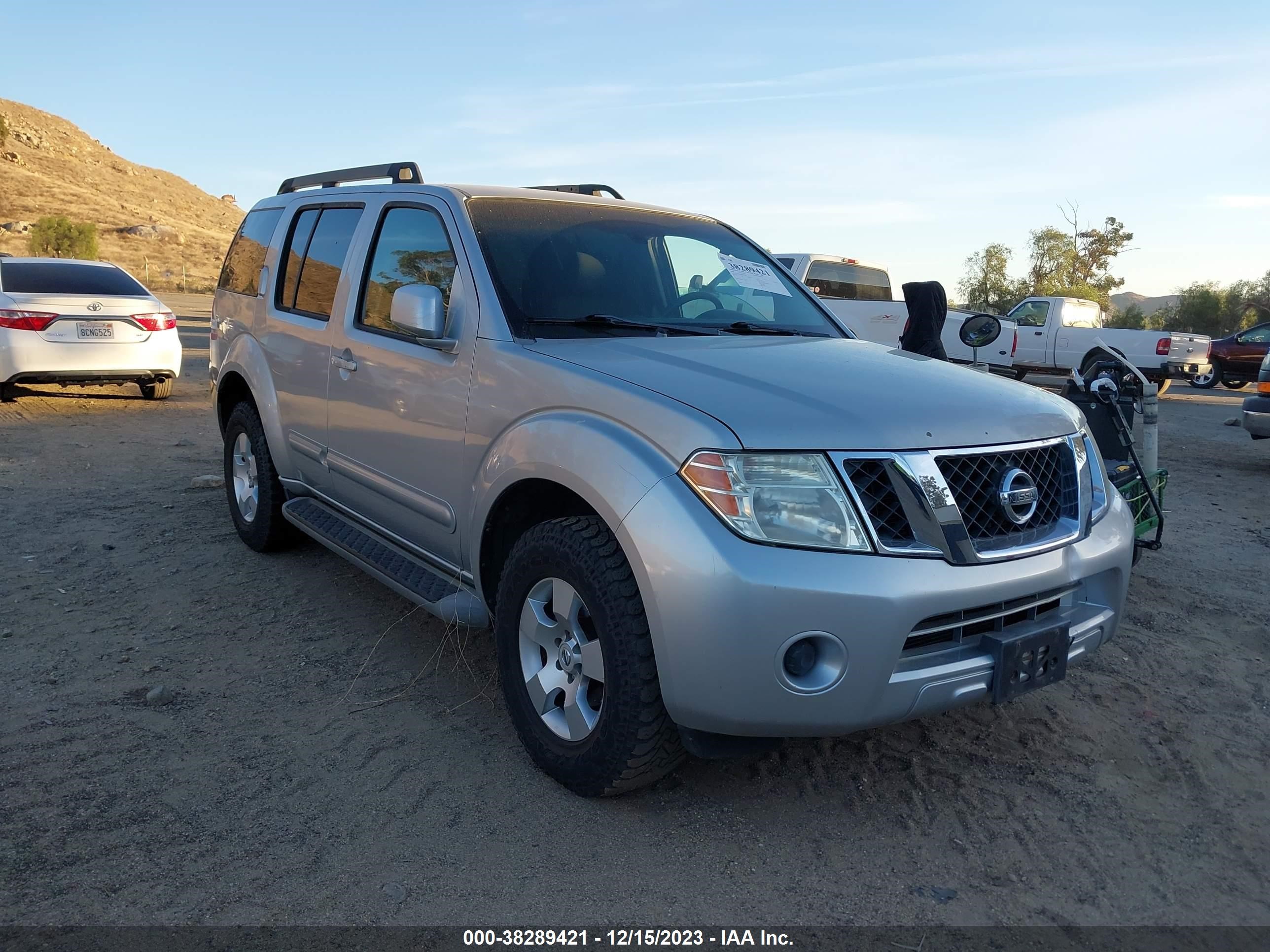 NISSAN PATHFINDER 2008 5n1ar18b88c633048