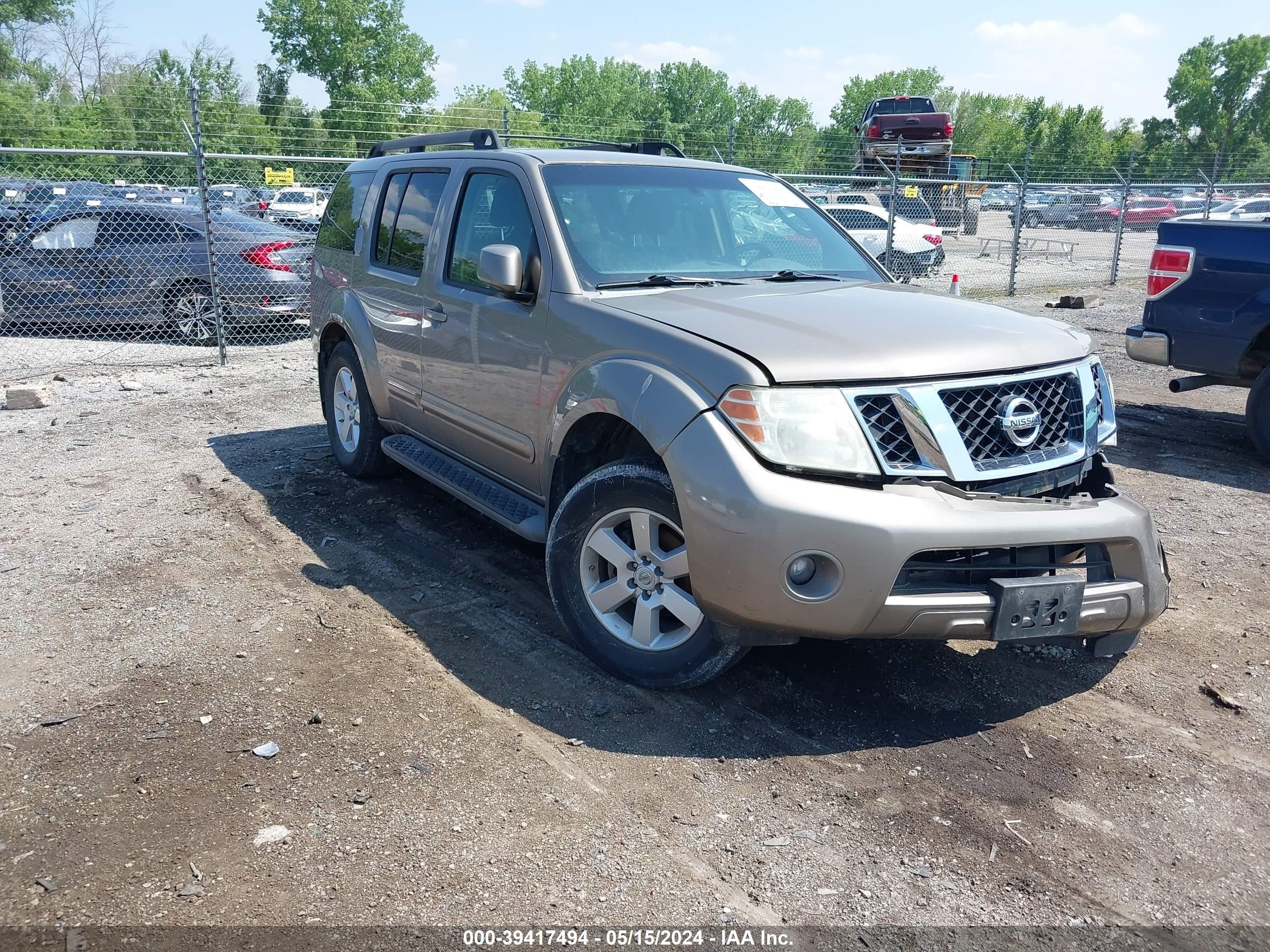 NISSAN PATHFINDER 2008 5n1ar18b88c636905