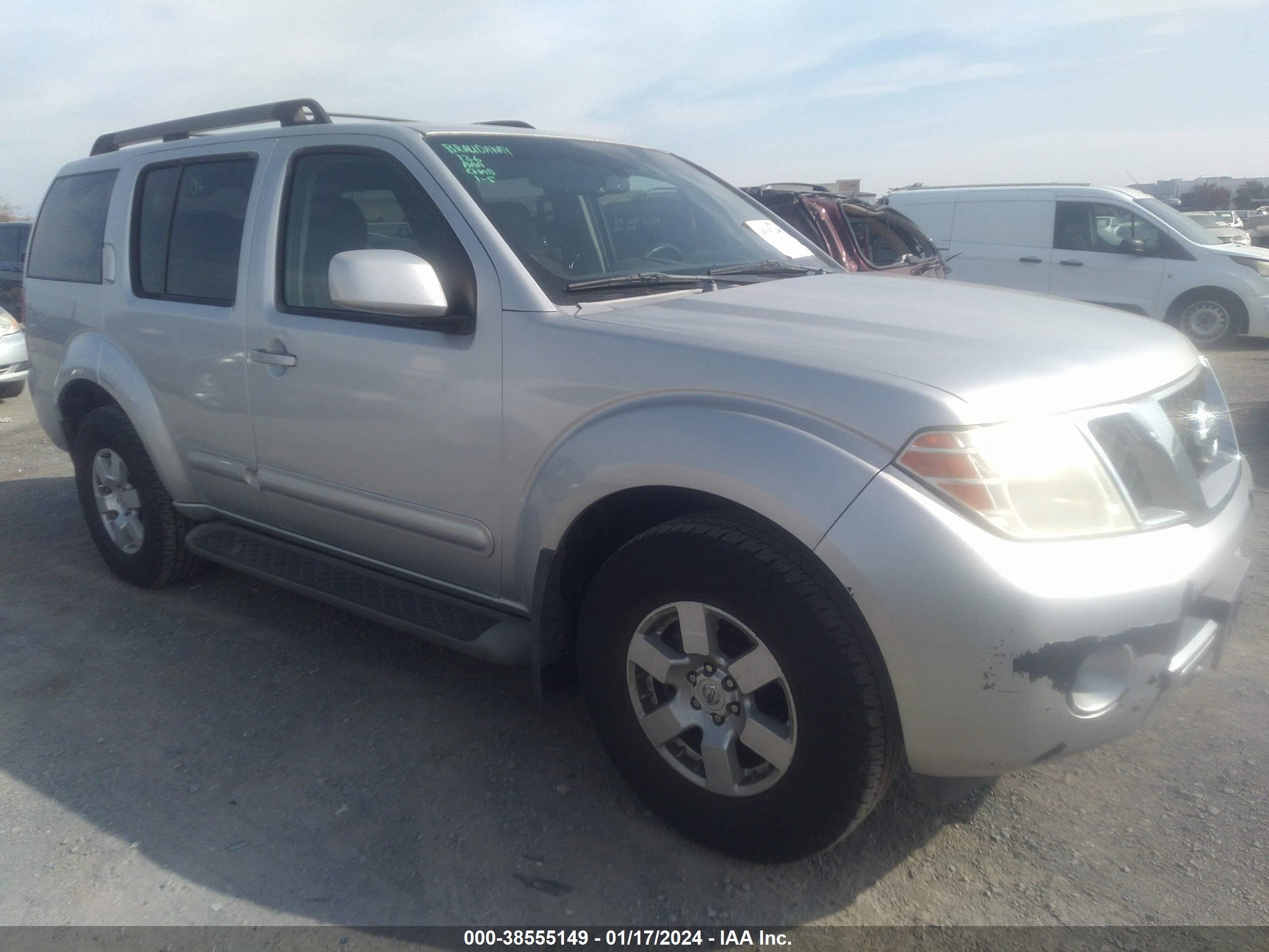 NISSAN PATHFINDER 2008 5n1ar18u08c618481