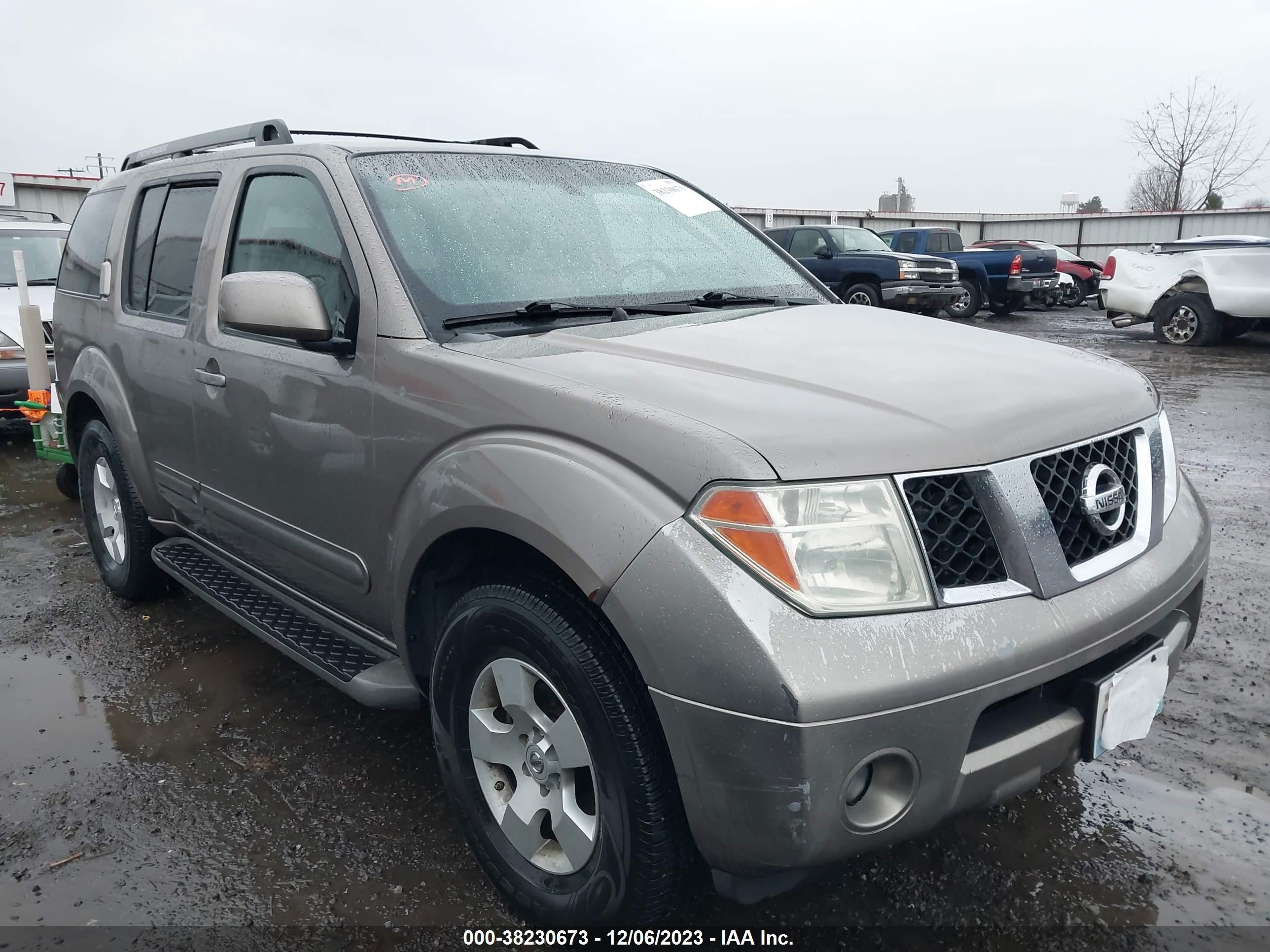 NISSAN PATHFINDER 2006 5n1ar18u16c638929