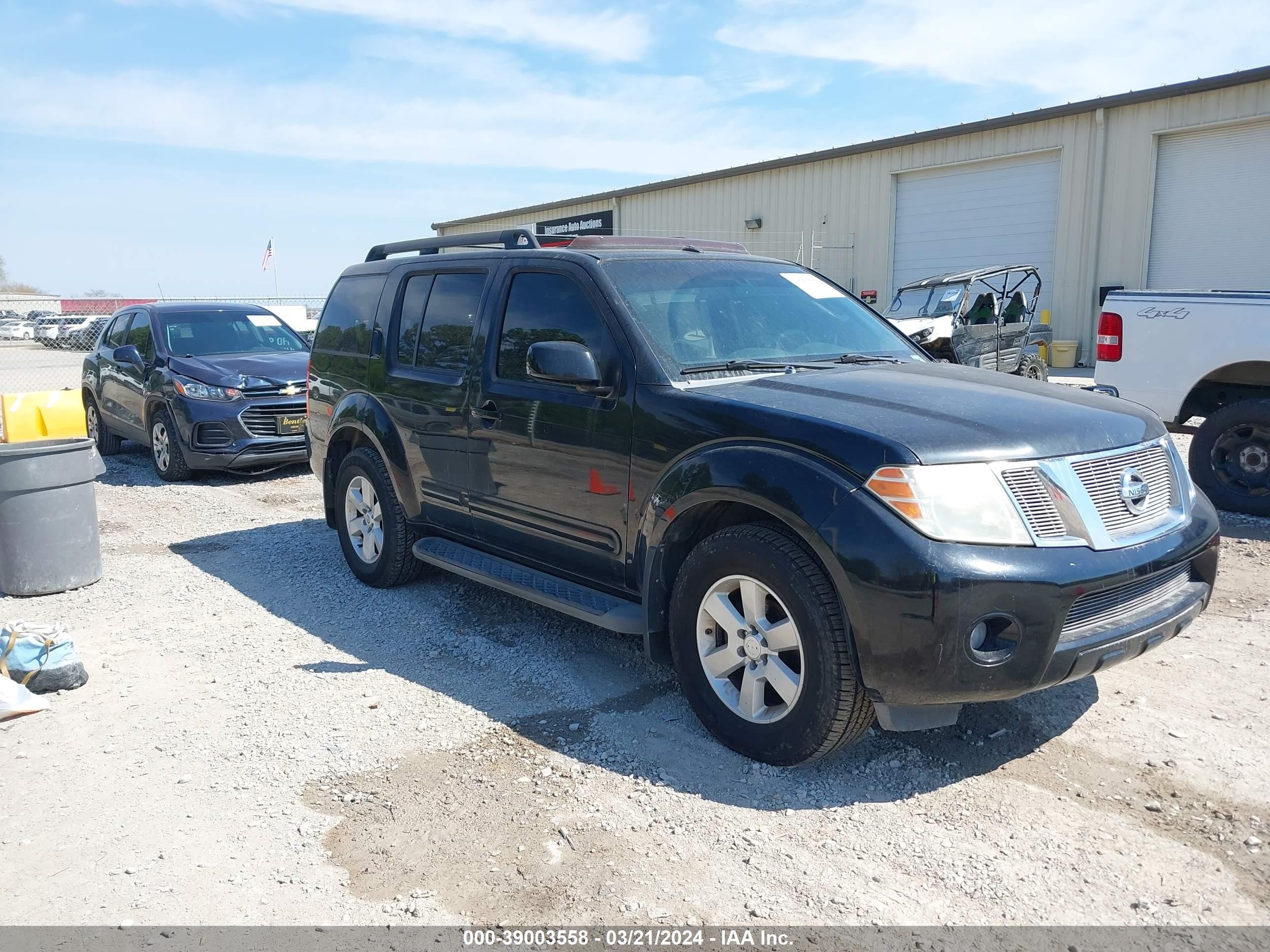 NISSAN PATHFINDER 2008 5n1ar18u18c618845