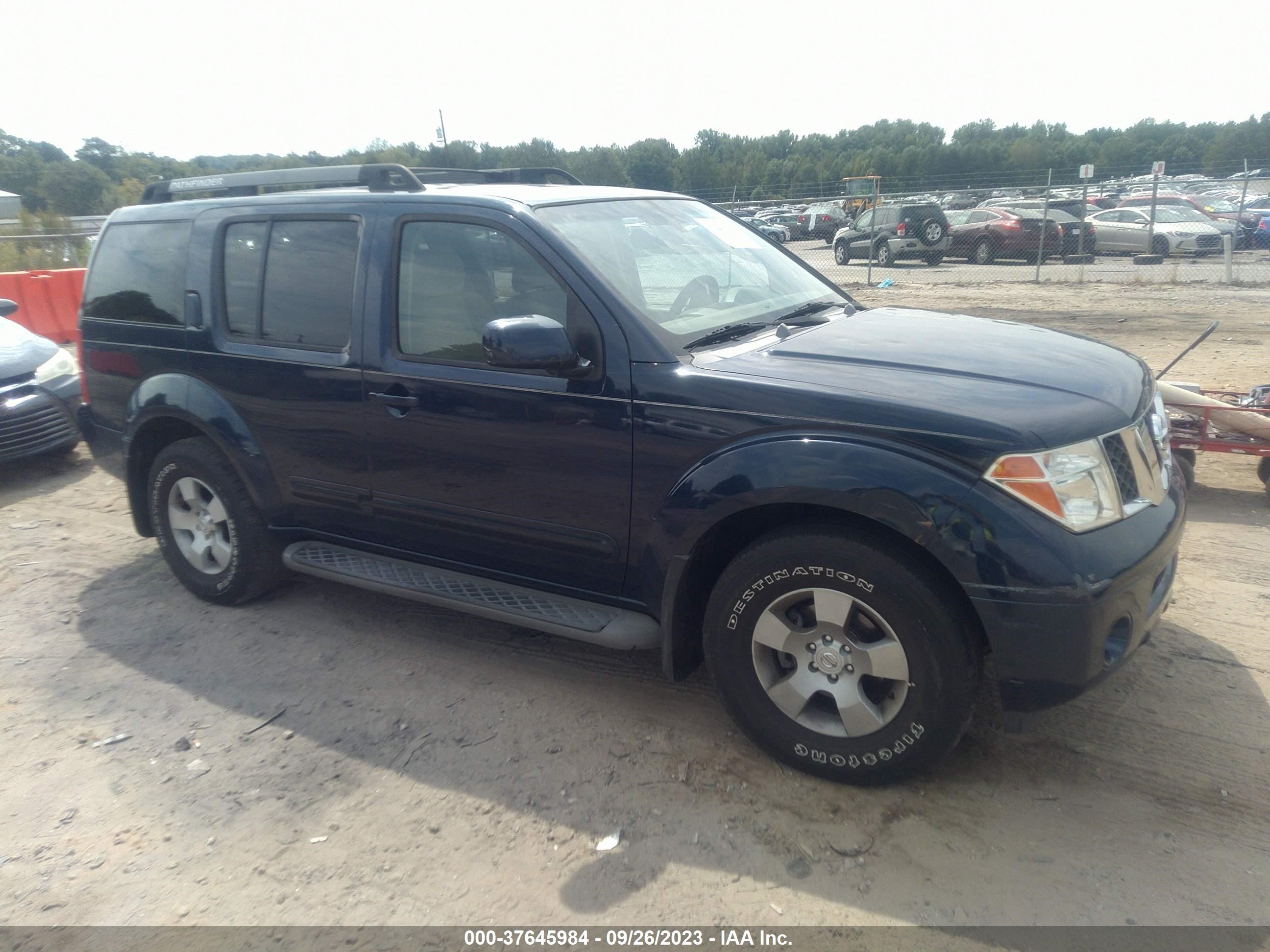 NISSAN PATHFINDER 2006 5n1ar18u26c659773