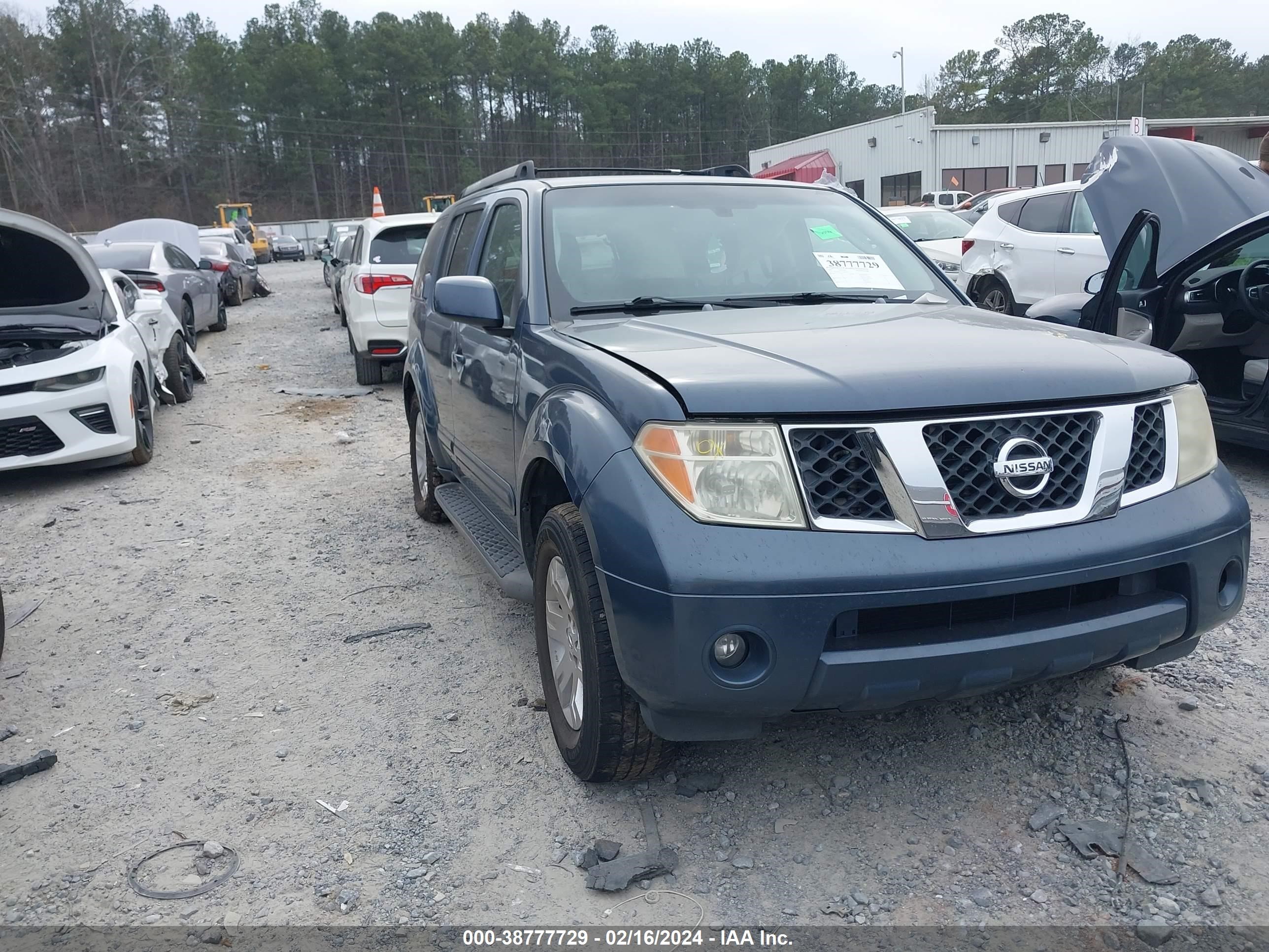 NISSAN PATHFINDER 2007 5n1ar18u27c620019