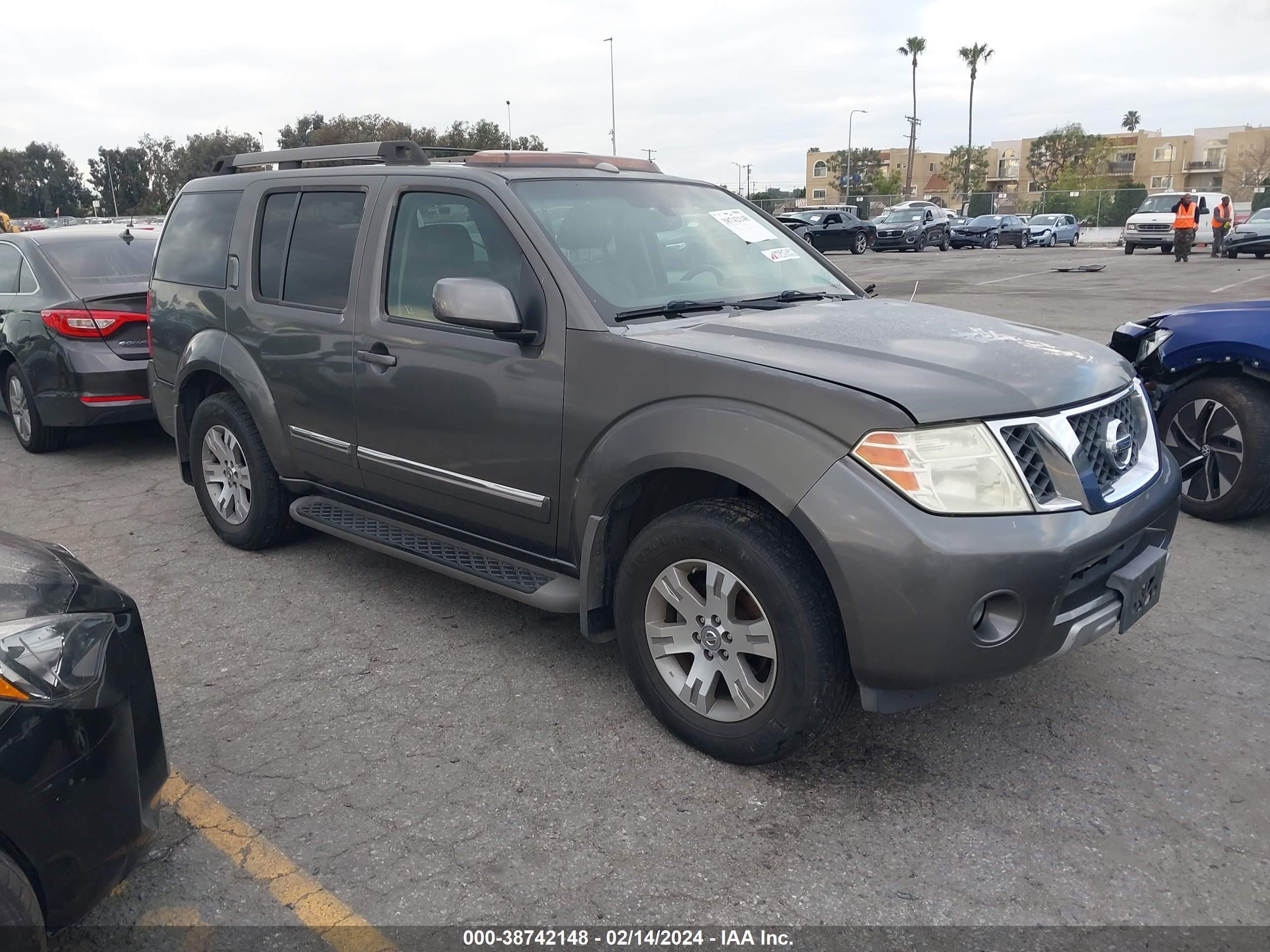 NISSAN PATHFINDER 2008 5n1ar18u28c619471