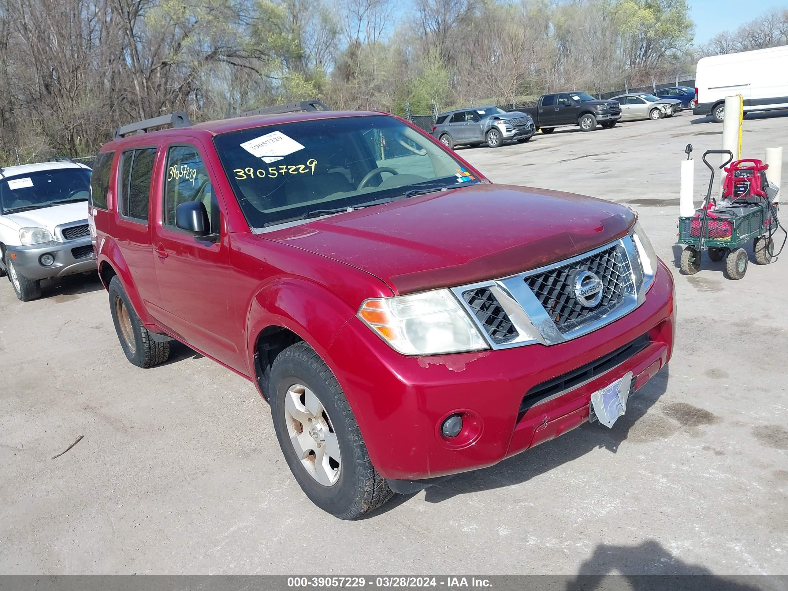 NISSAN PATHFINDER 2008 5n1ar18u28c643088