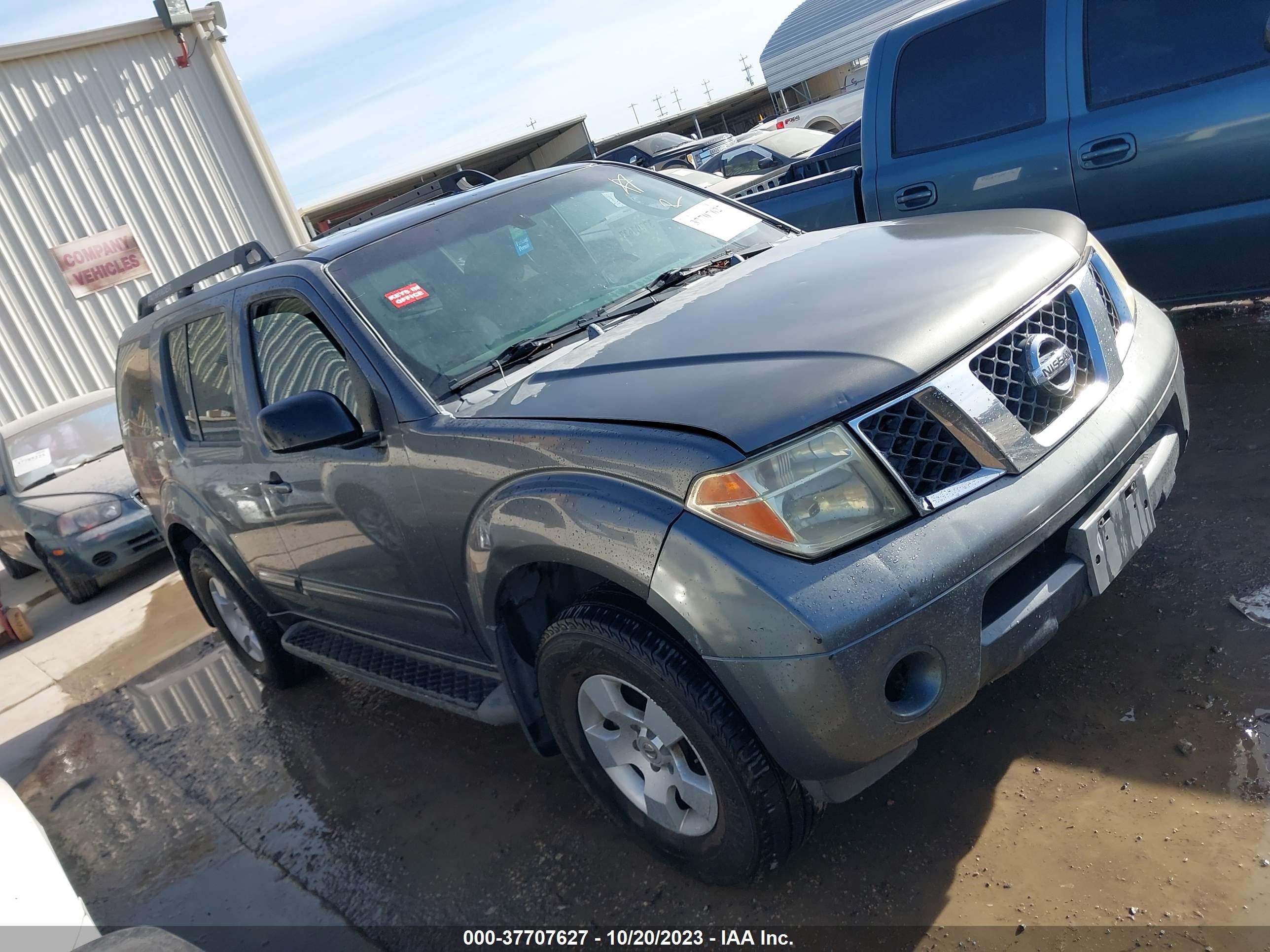 NISSAN PATHFINDER 2007 5n1ar18u37c642286