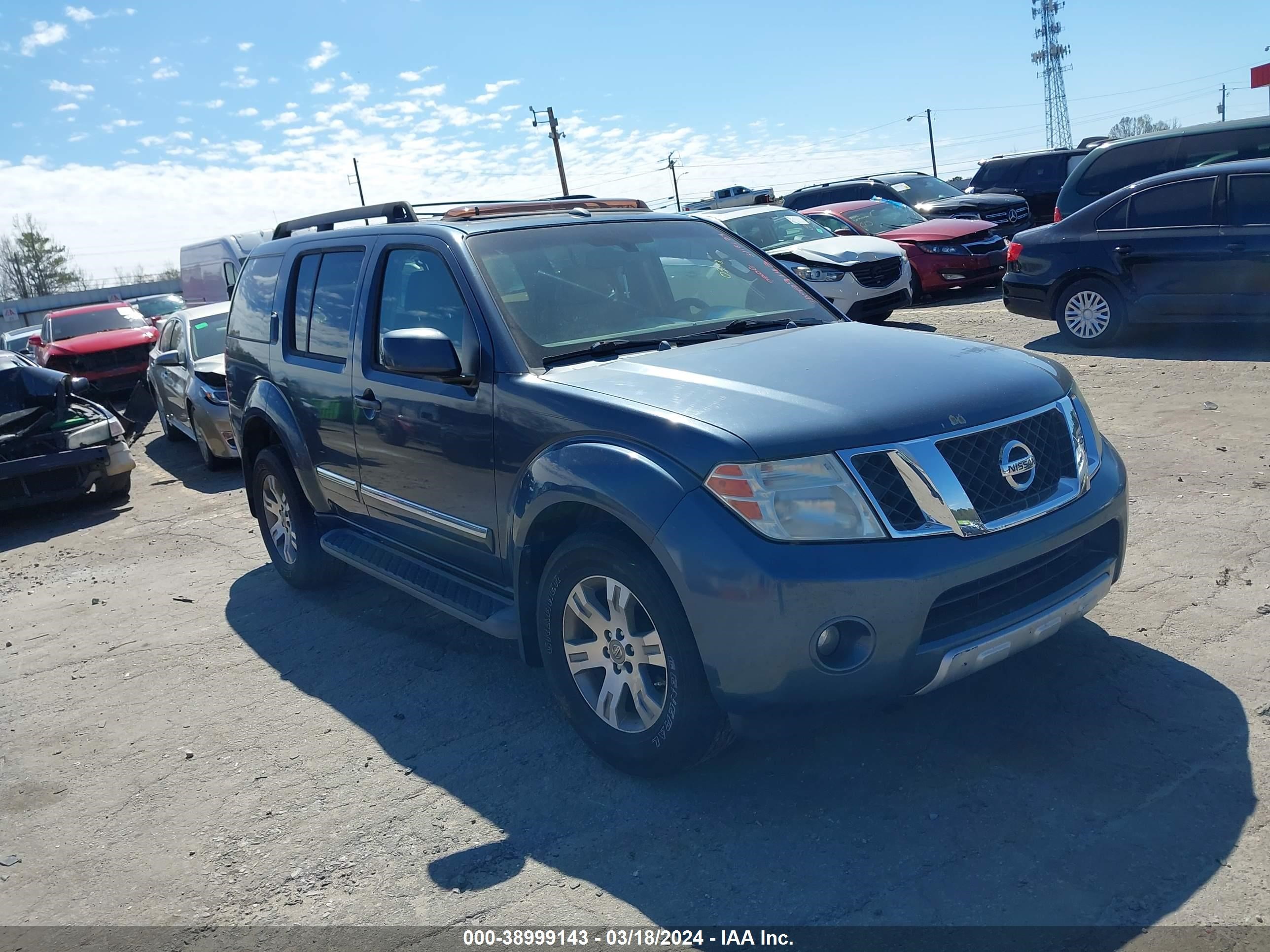 NISSAN PATHFINDER 2008 5n1ar18u38c601710