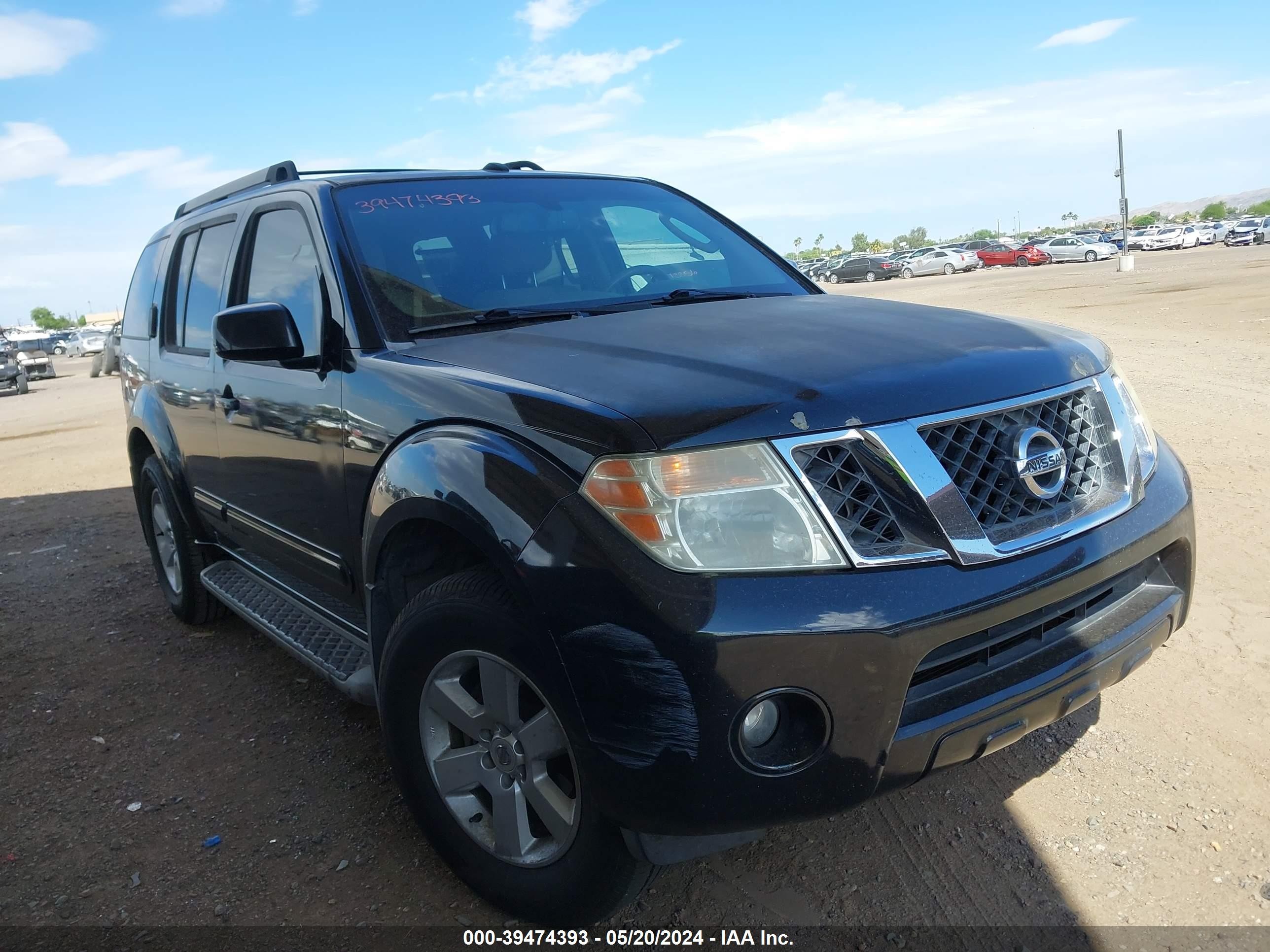 NISSAN PATHFINDER 2008 5n1ar18u38c630513