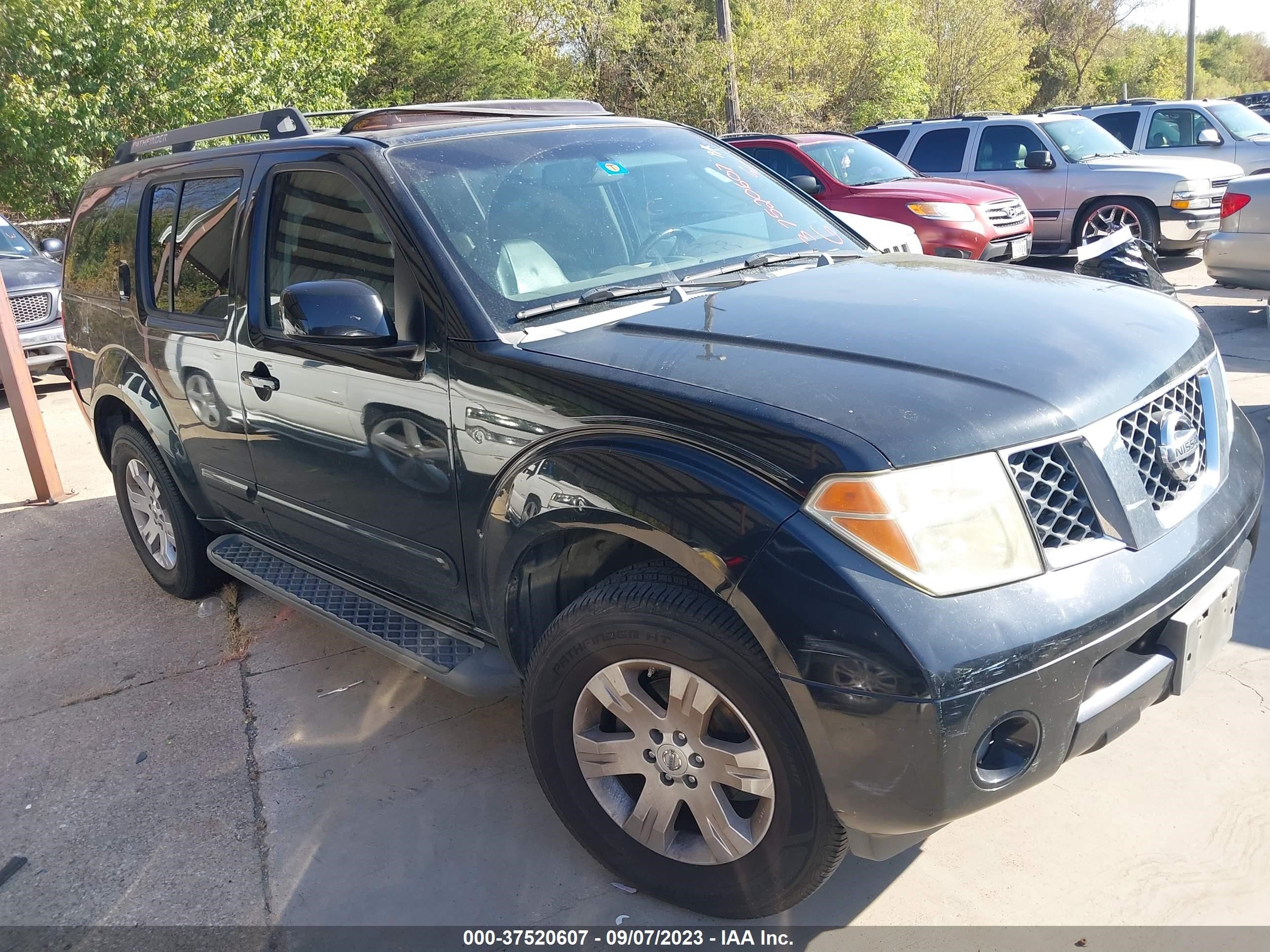 NISSAN PATHFINDER 2007 5n1ar18u47c619762