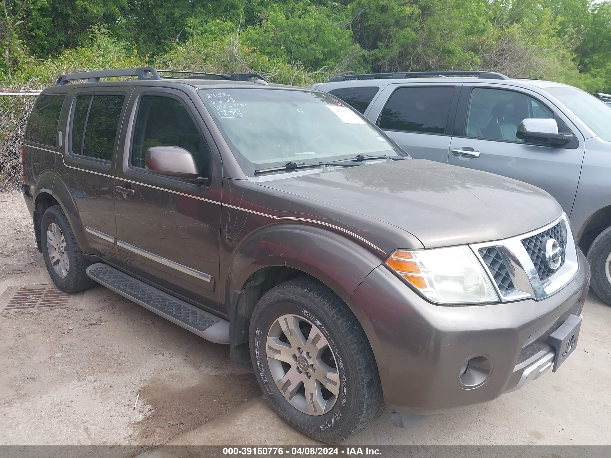 NISSAN PATHFINDER 2008 5n1ar18u48c625174