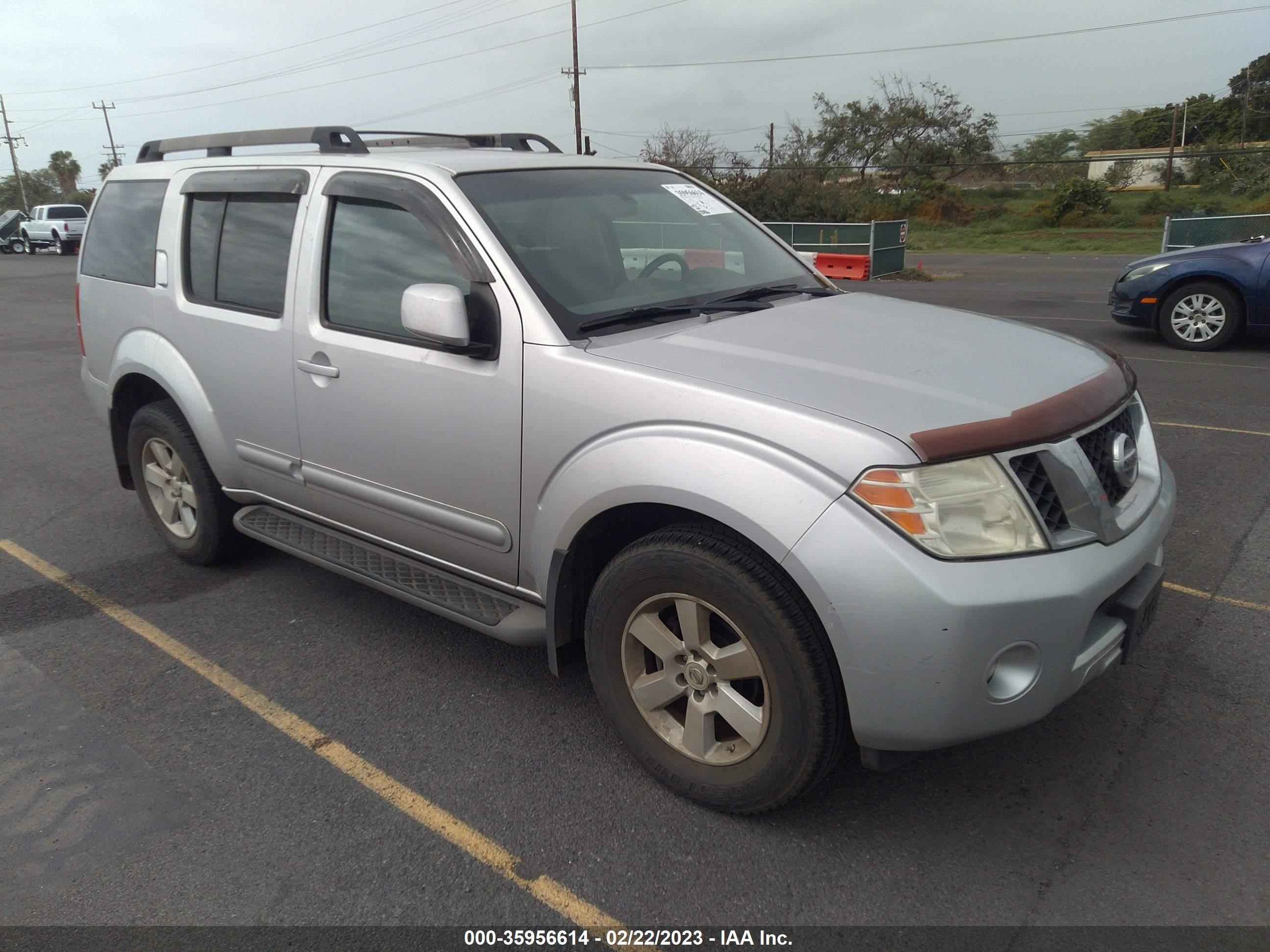 NISSAN PATHFINDER 2008 5n1ar18u48c633730