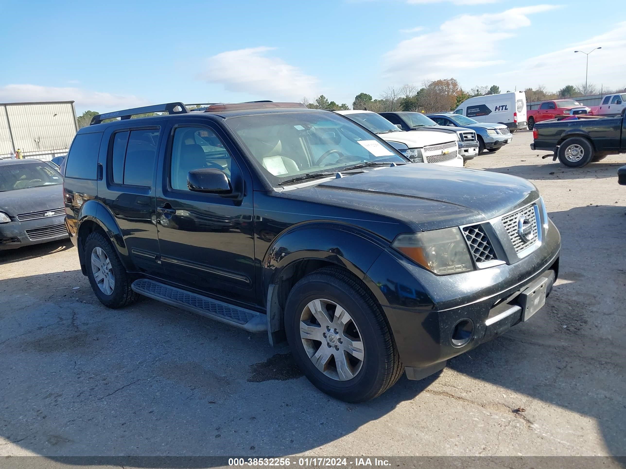 NISSAN PATHFINDER 2005 5n1ar18u55c762121