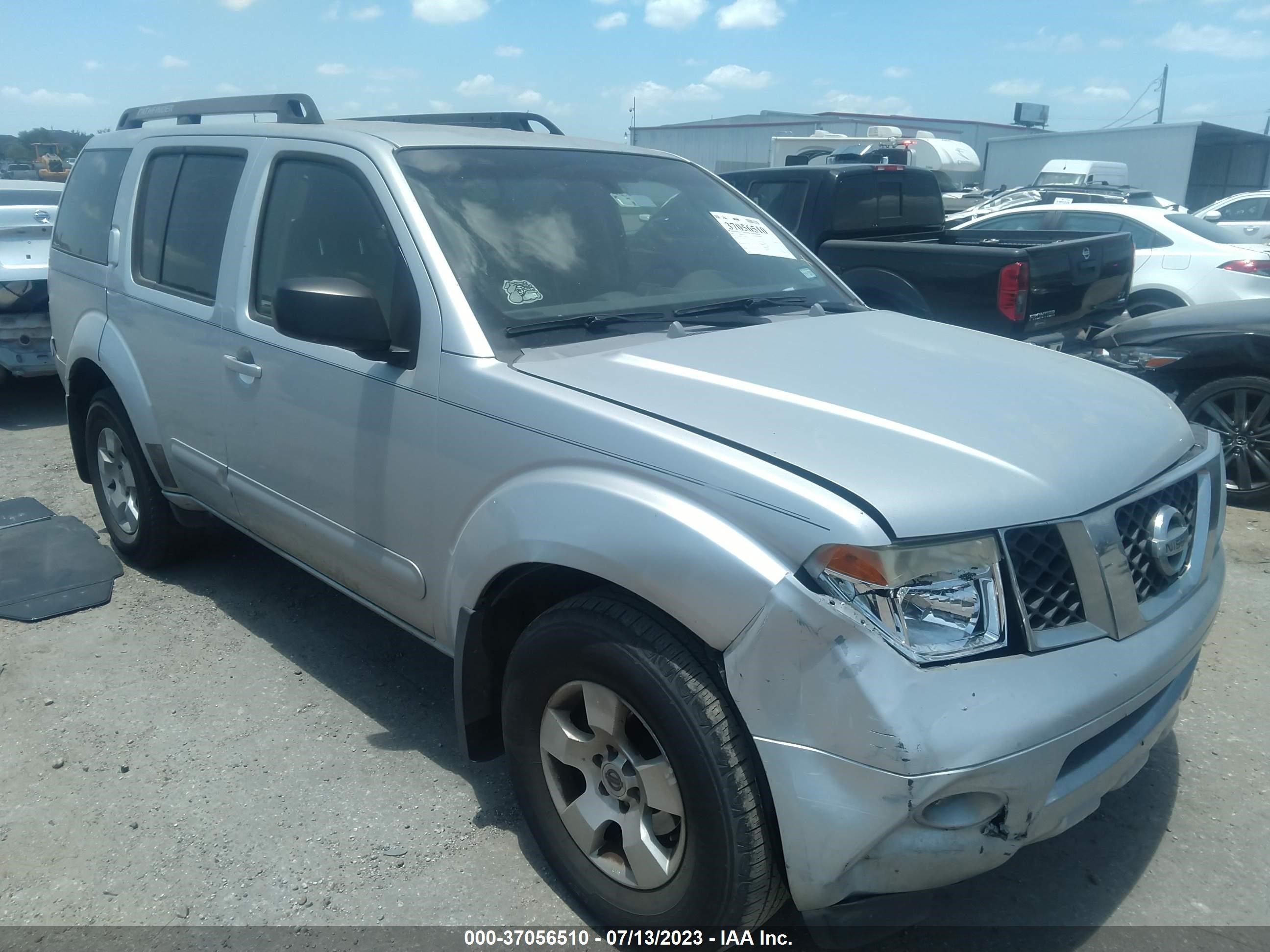 NISSAN PATHFINDER 2007 5n1ar18u57c608513