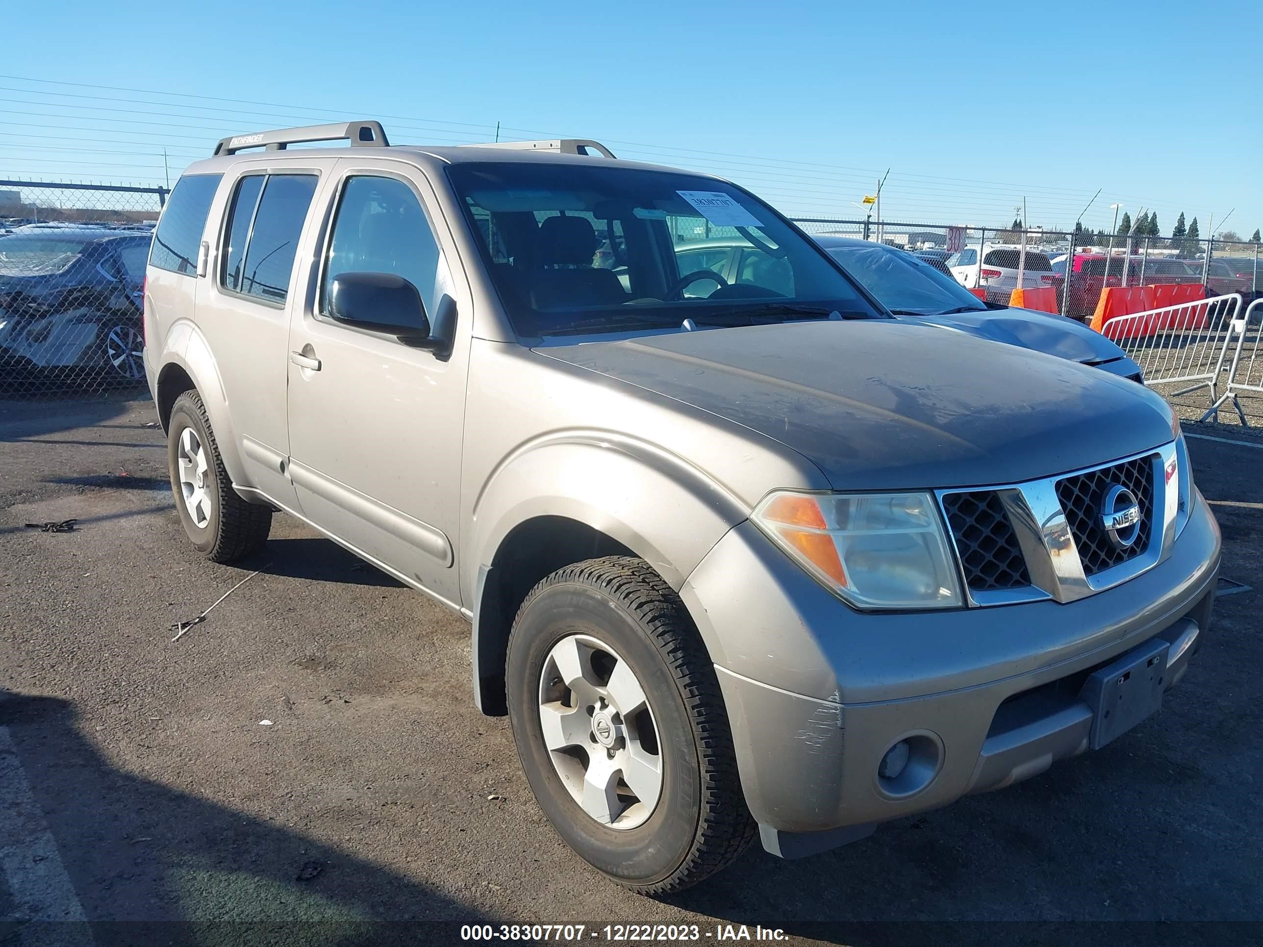 NISSAN PATHFINDER 2007 5n1ar18u57c614909