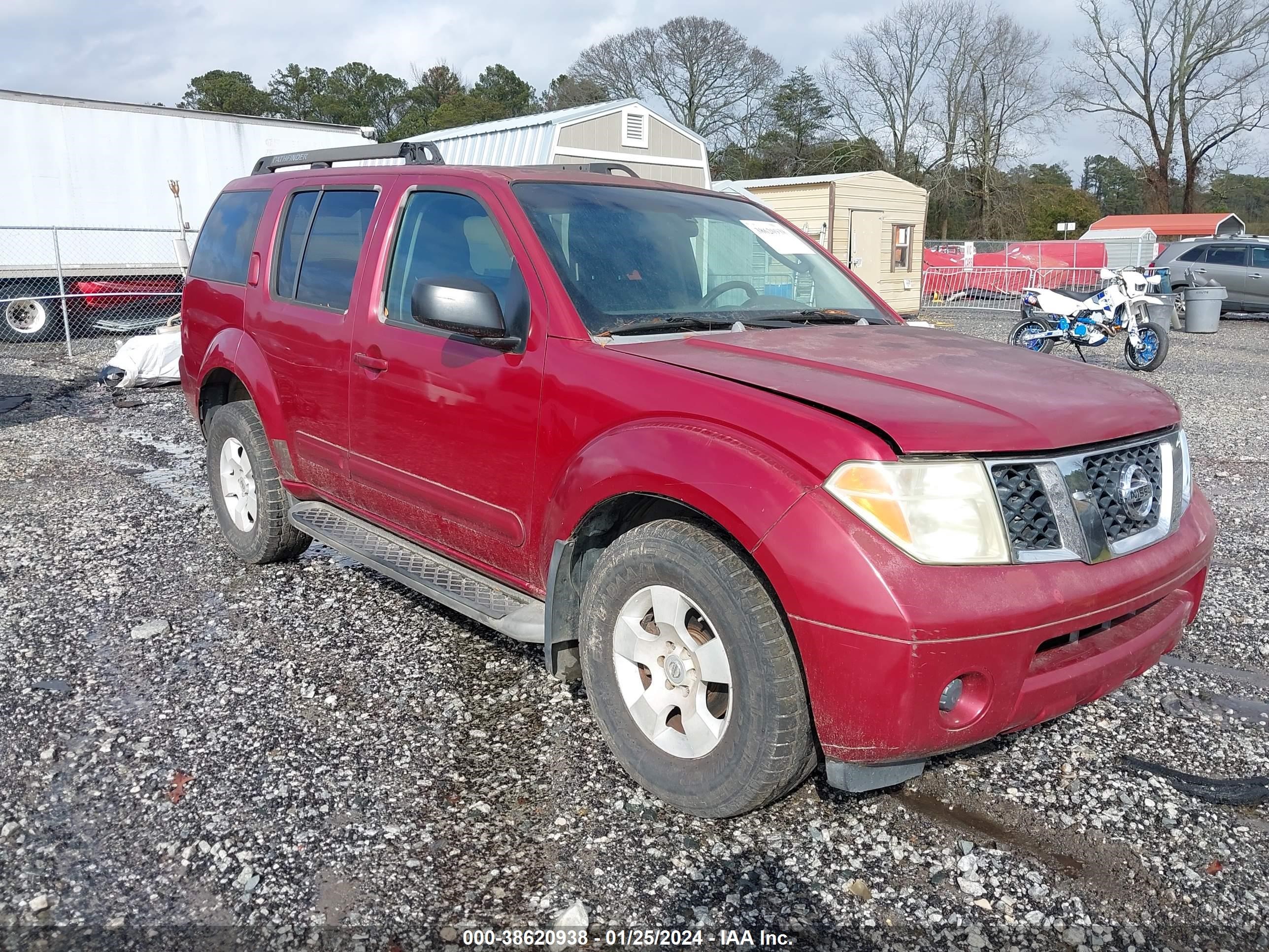 NISSAN PATHFINDER 2005 5n1ar18u65c740788