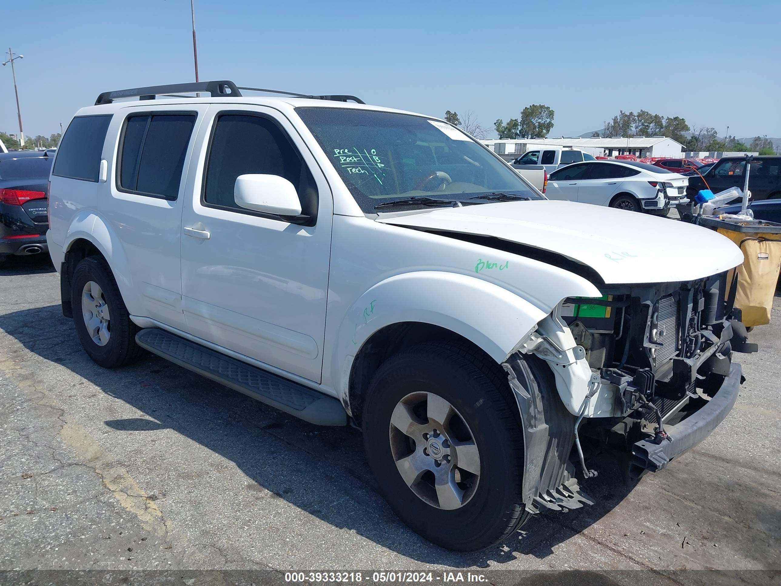 NISSAN PATHFINDER 2007 5n1ar18u67c612764