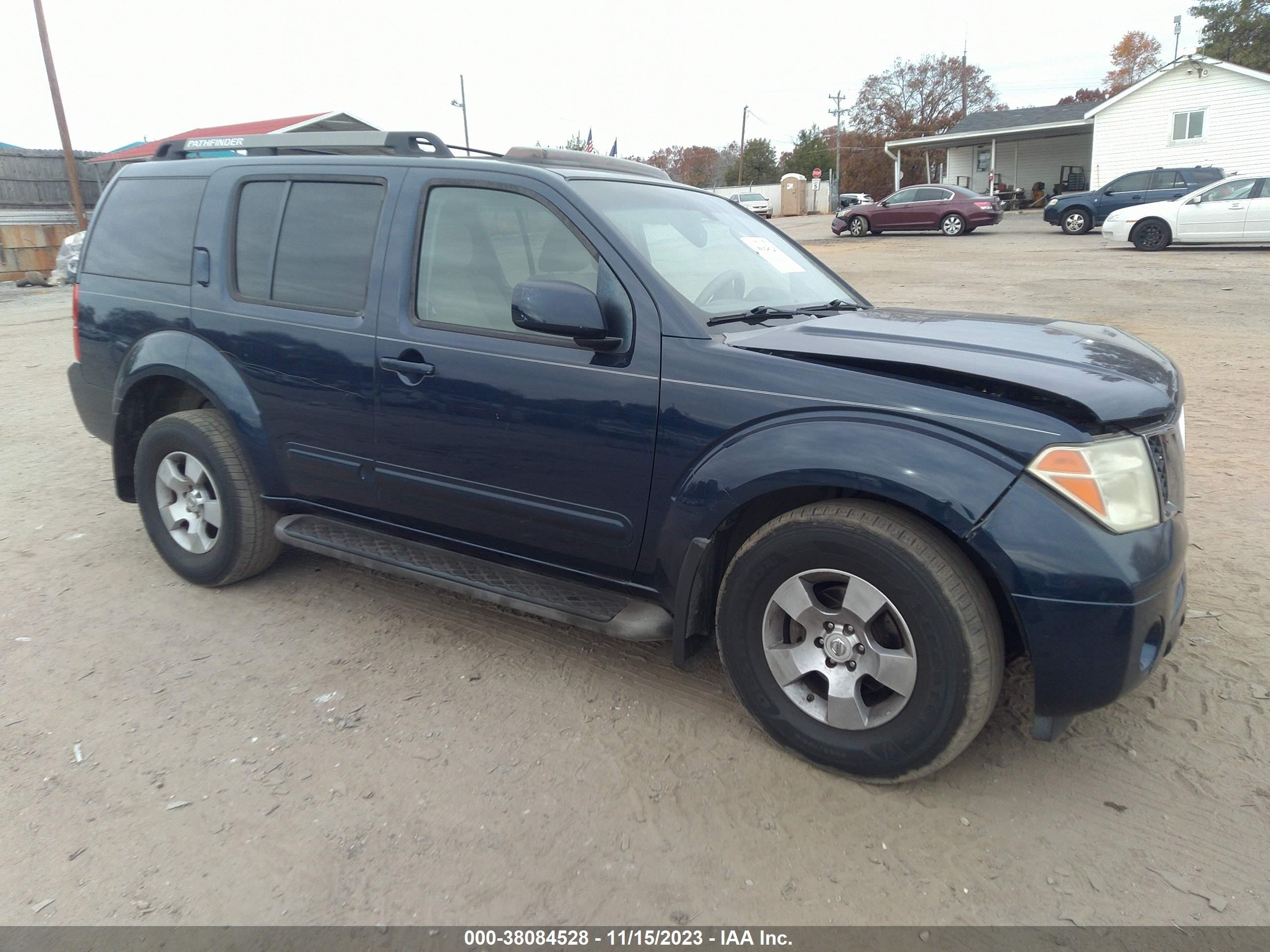 NISSAN PATHFINDER 2007 5n1ar18u67c629287