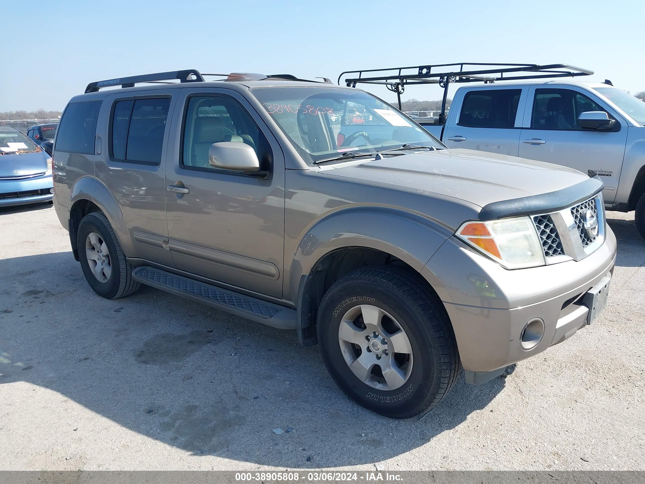 NISSAN PATHFINDER 2007 5n1ar18u77c601630