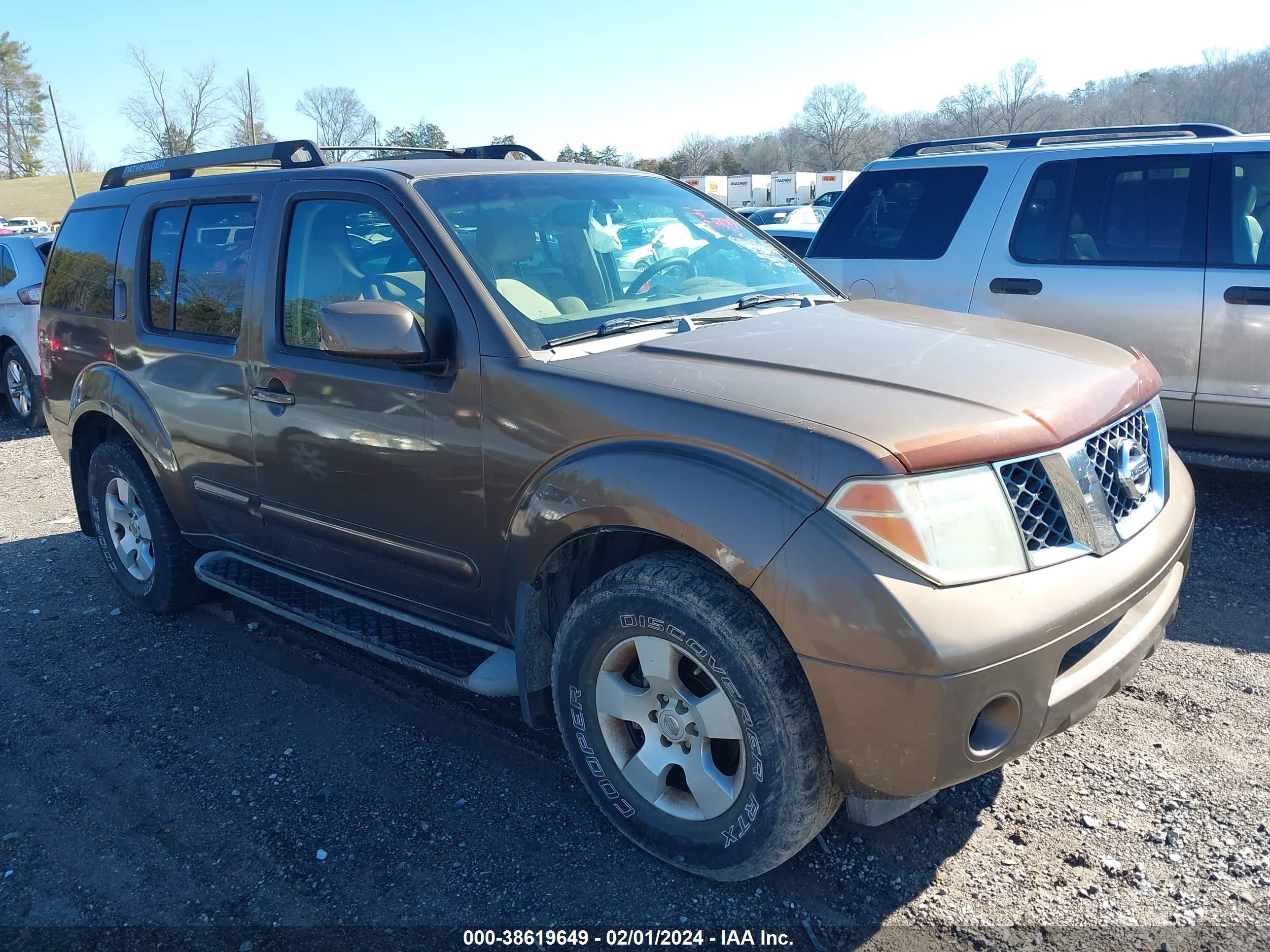 NISSAN PATHFINDER 2005 5n1ar18u85c745846