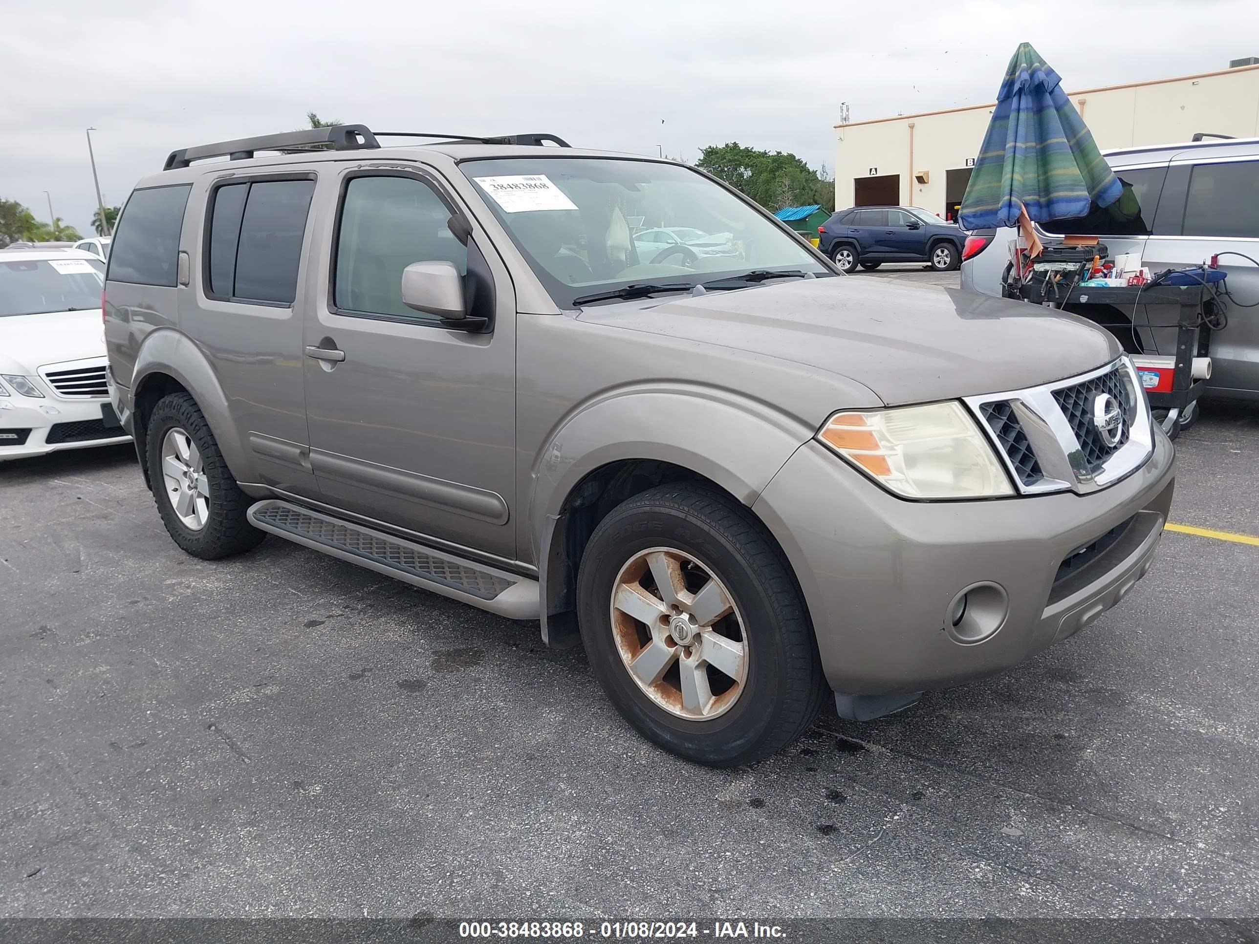 NISSAN PATHFINDER 2008 5n1ar18u88c608748