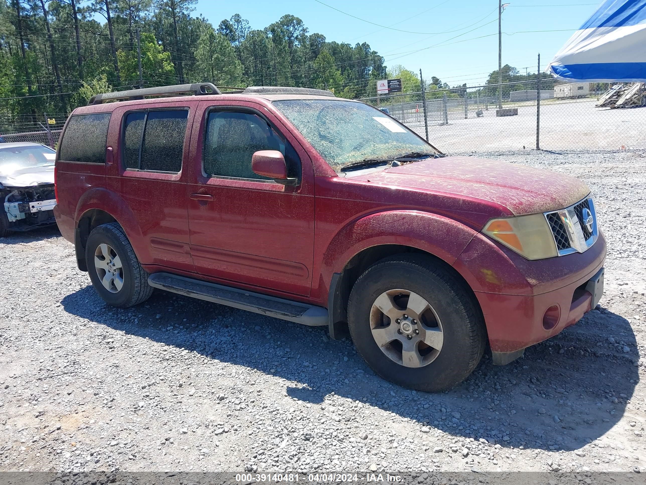 NISSAN PATHFINDER 2005 5n1ar18u95c776197