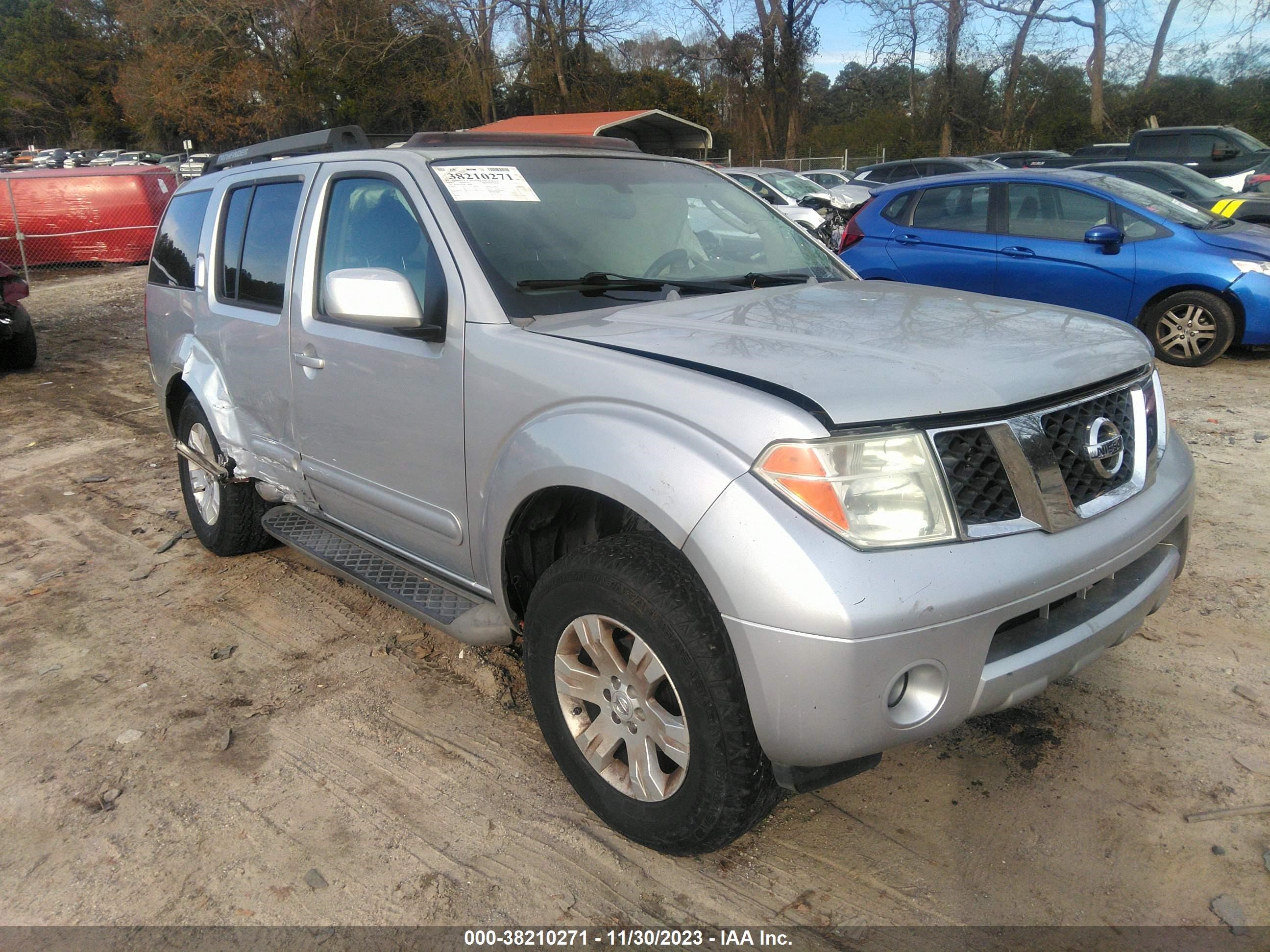 NISSAN PATHFINDER 2006 5n1ar18u96c658152