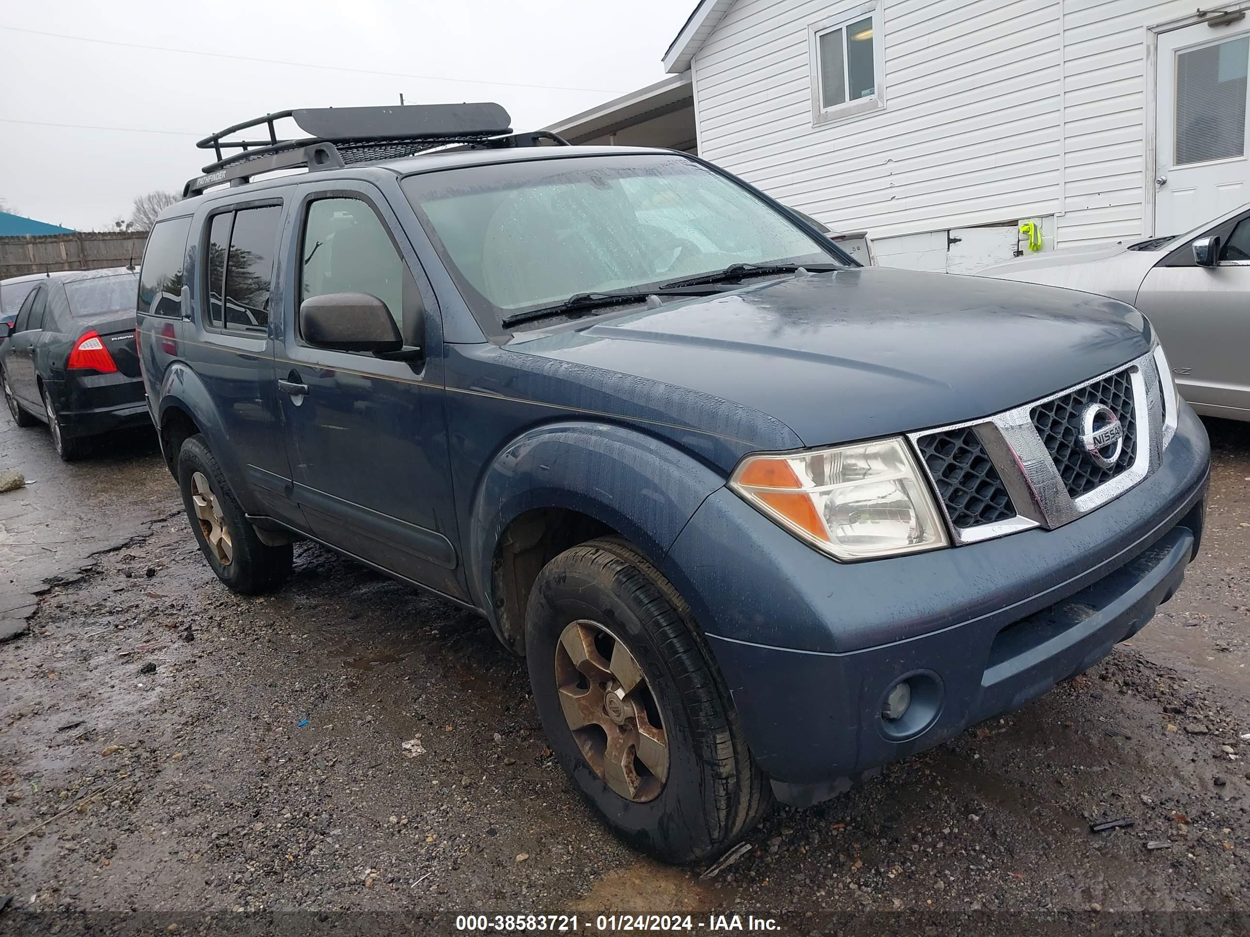 NISSAN PATHFINDER 2007 5n1ar18u97c628389