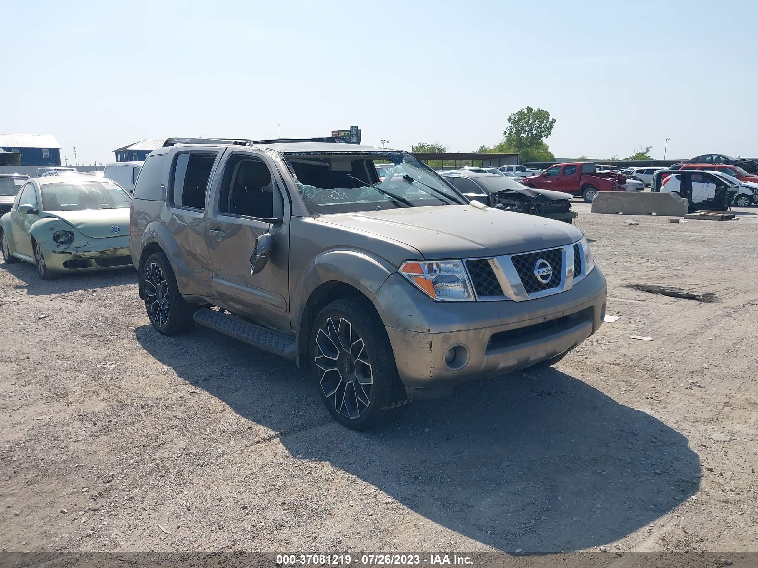 NISSAN PATHFINDER 2007 5n1ar18u97c633091