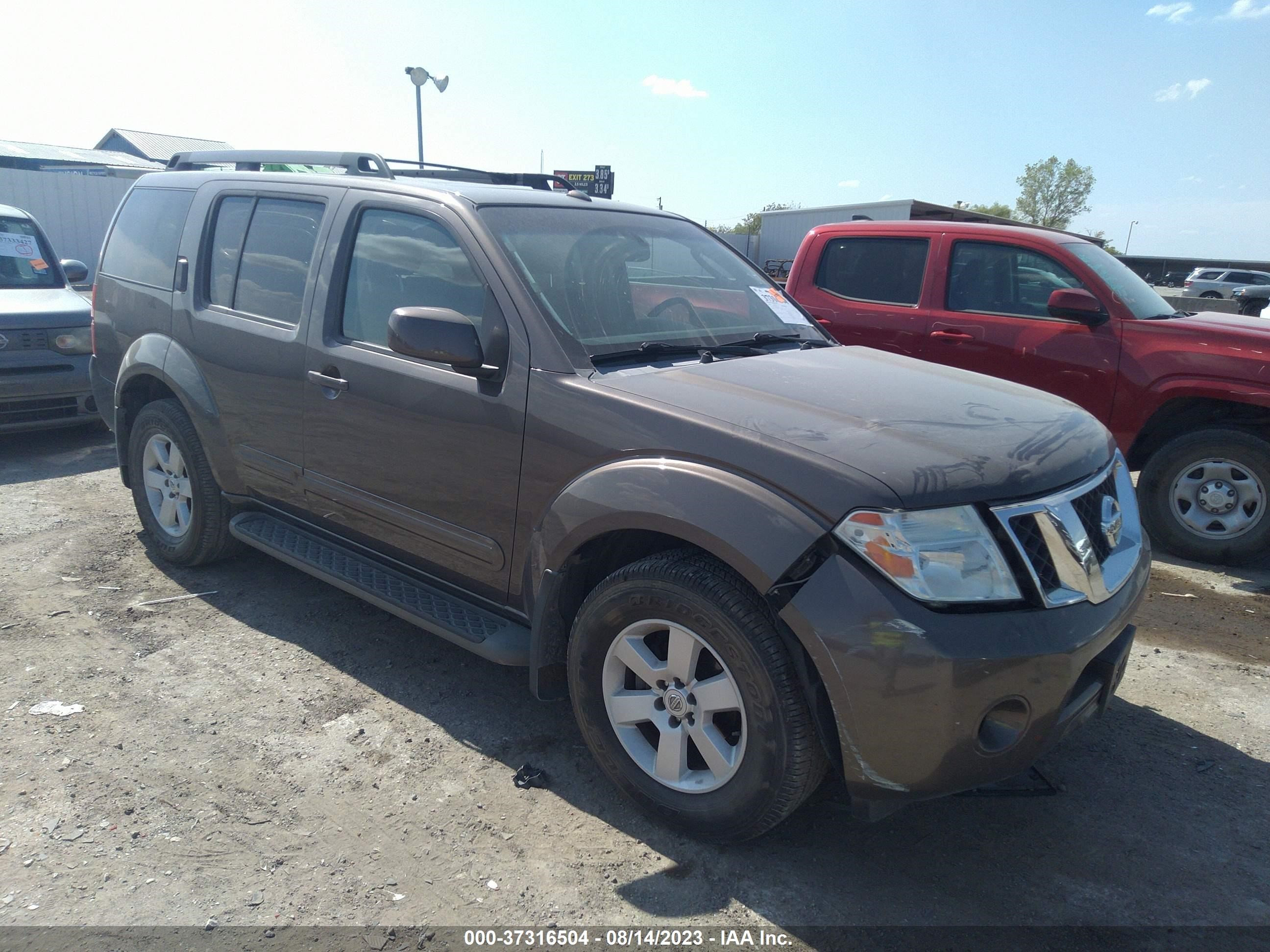 NISSAN PATHFINDER 2008 5n1ar18u98c631665