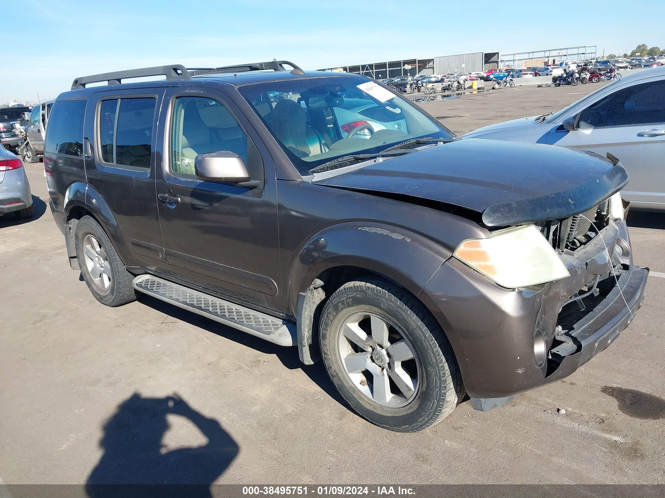 NISSAN PATHFINDER 2008 5n1ar18u98c664522