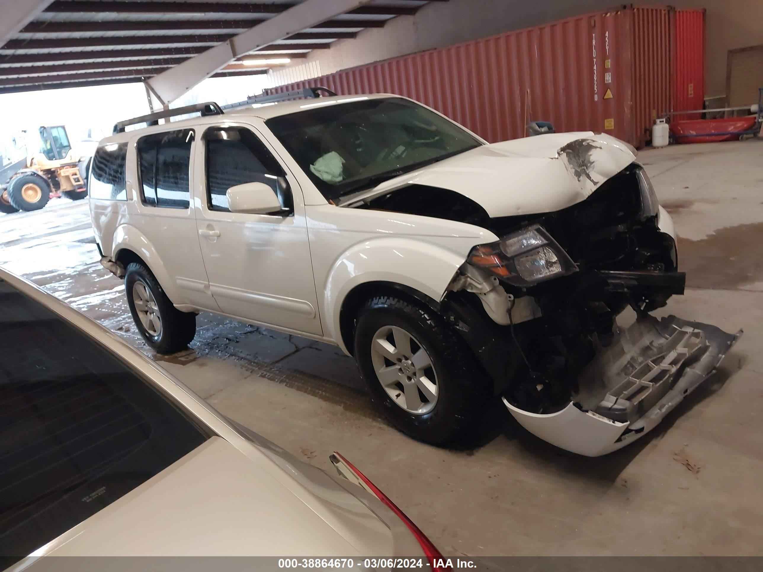 NISSAN PATHFINDER 2009 5n1ar18u99c613569