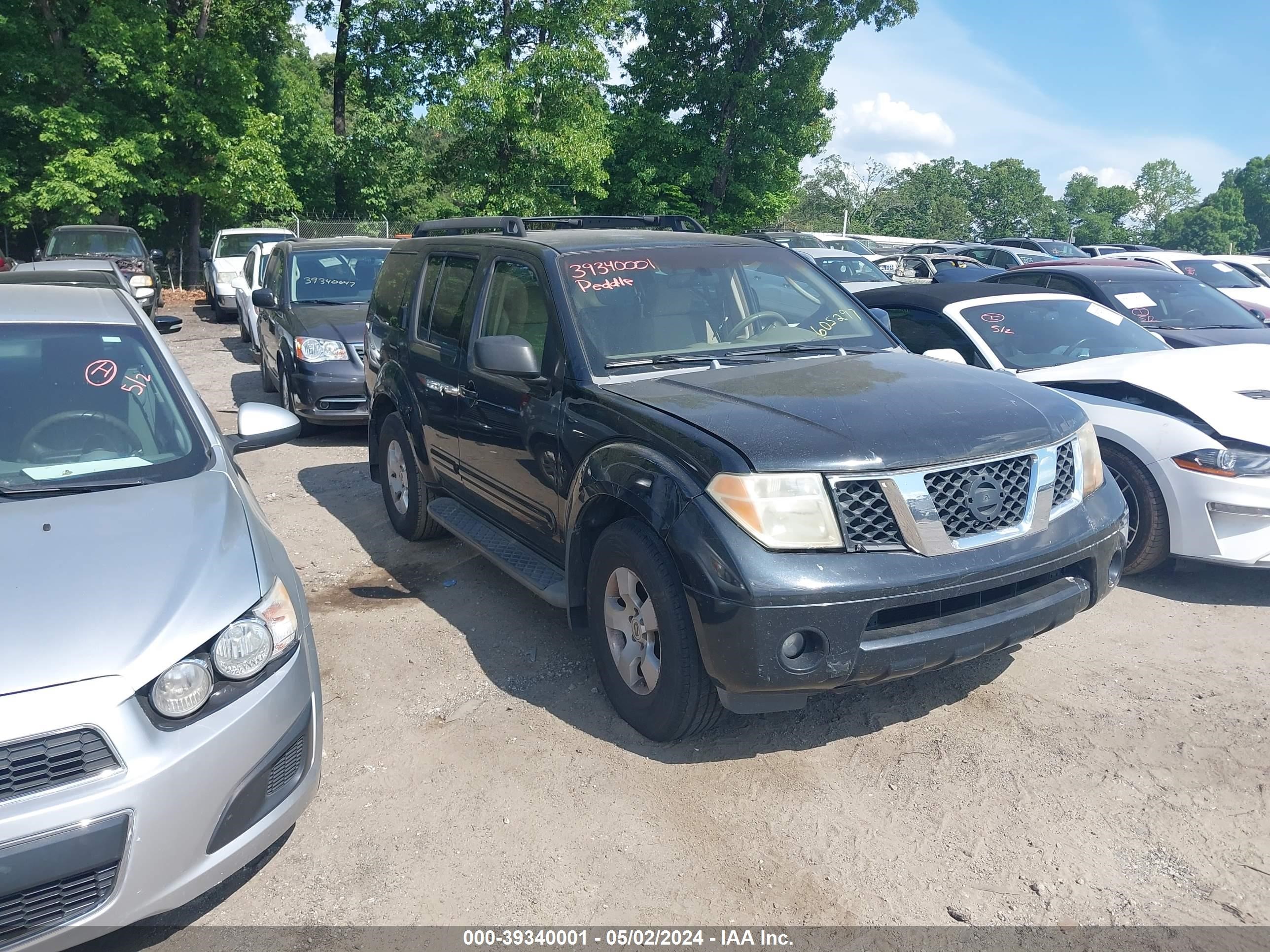 NISSAN PATHFINDER 2007 5n1ar18ux7c605297