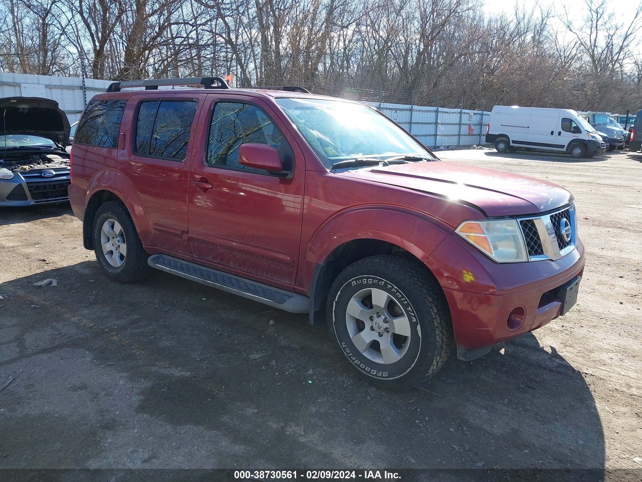 NISSAN PATHFINDER 2005 5n1ar18w05c749410