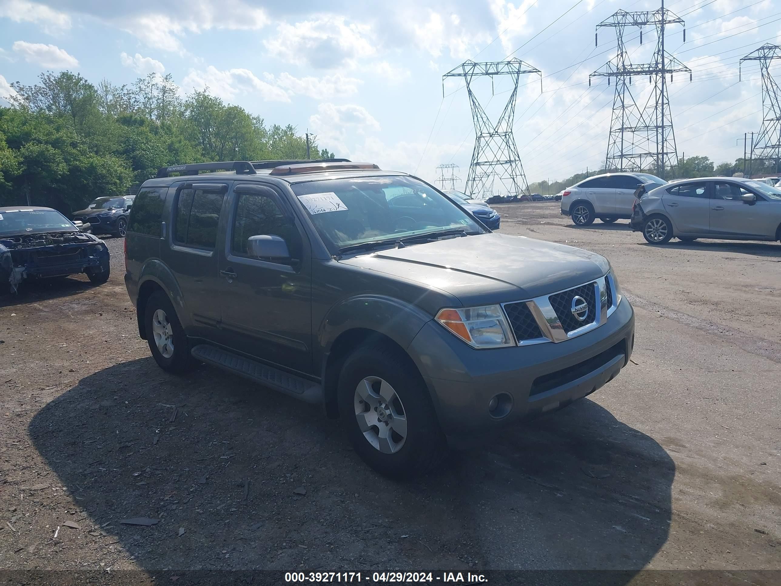 NISSAN PATHFINDER 2007 5n1ar18w07c610350