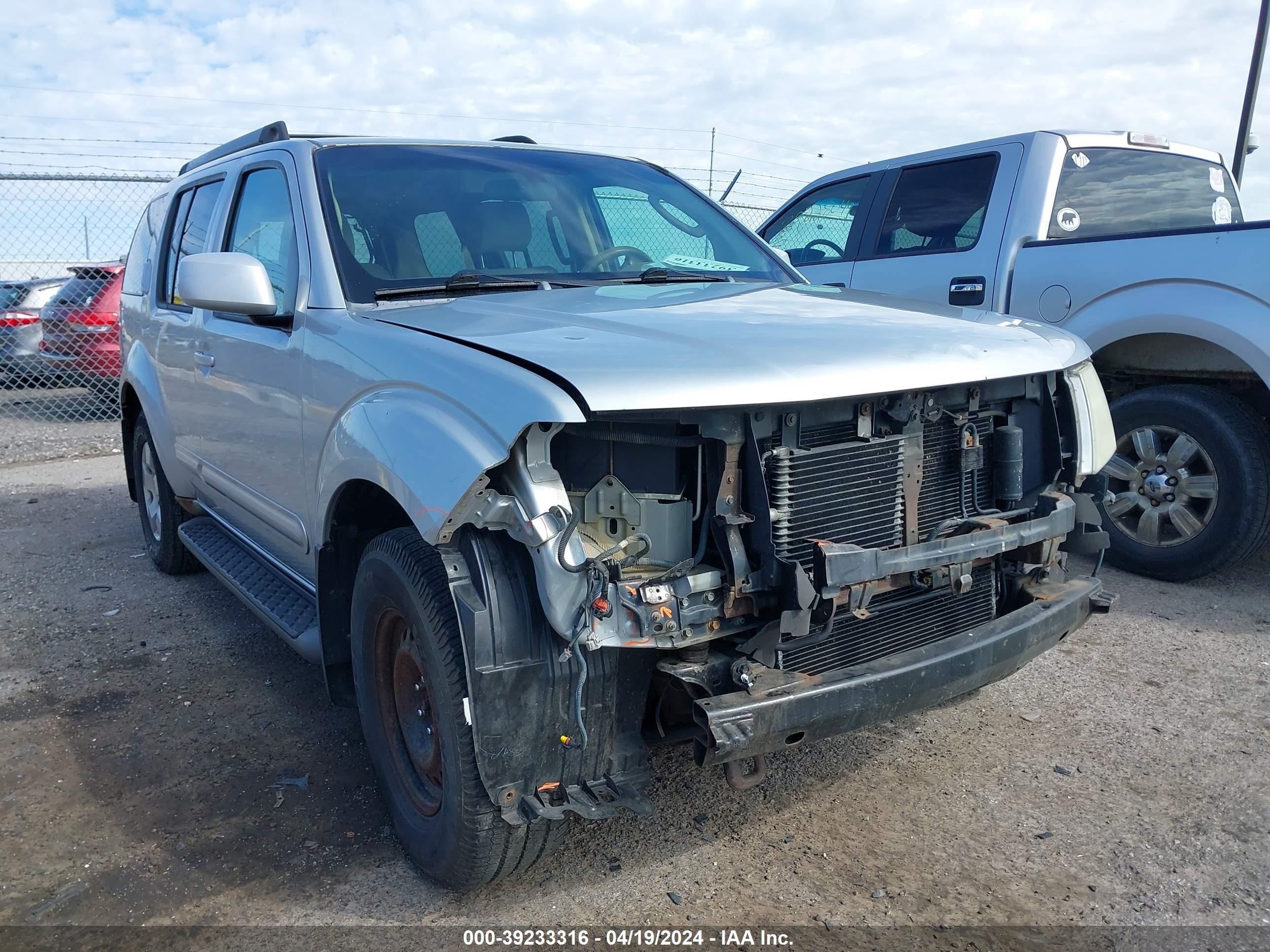 NISSAN PATHFINDER 2007 5n1ar18w07c624006