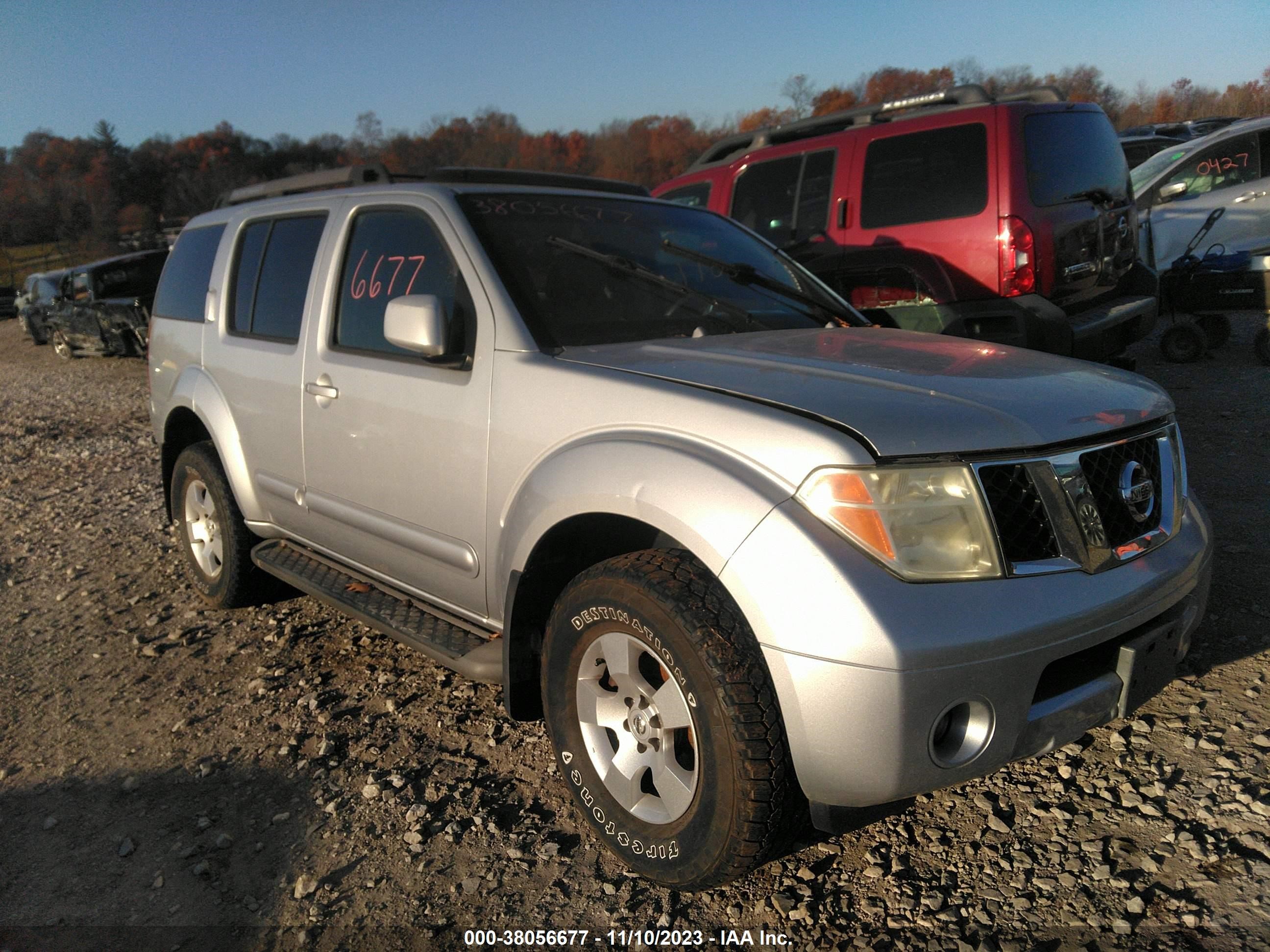 NISSAN PATHFINDER 2007 5n1ar18w07c631795