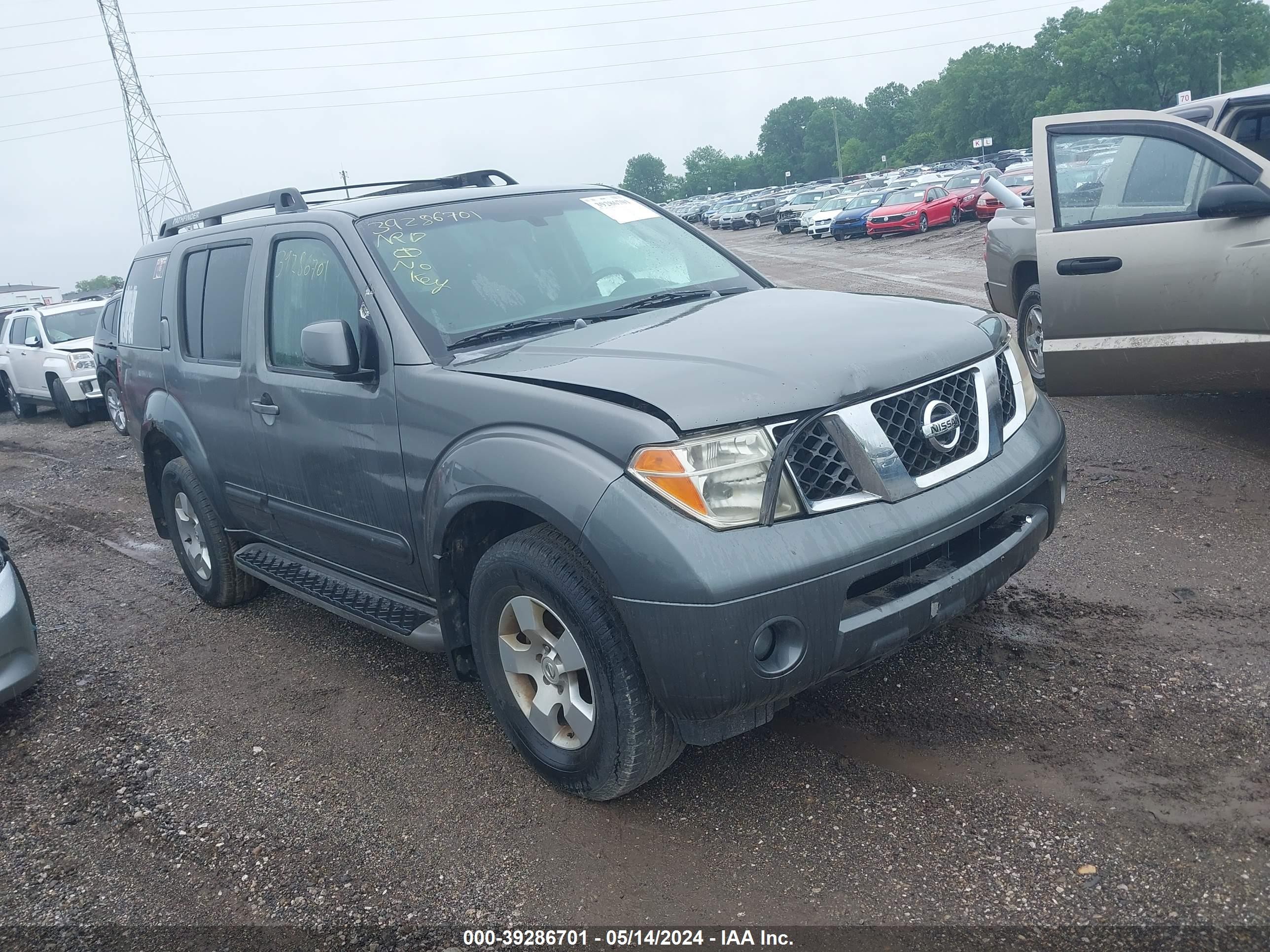 NISSAN PATHFINDER 2007 5n1ar18w17c606825