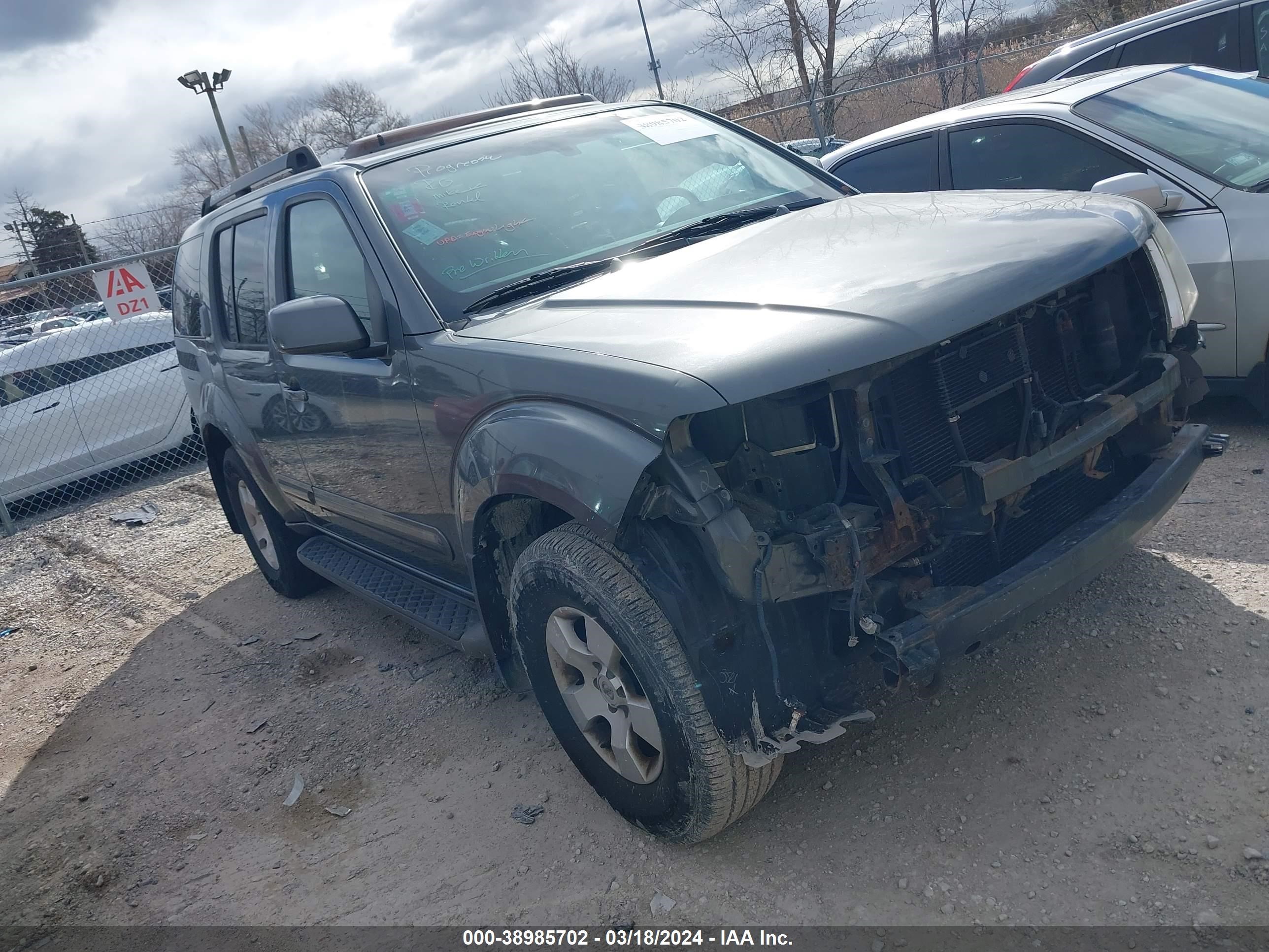 NISSAN PATHFINDER 2006 5n1ar18w26c636835