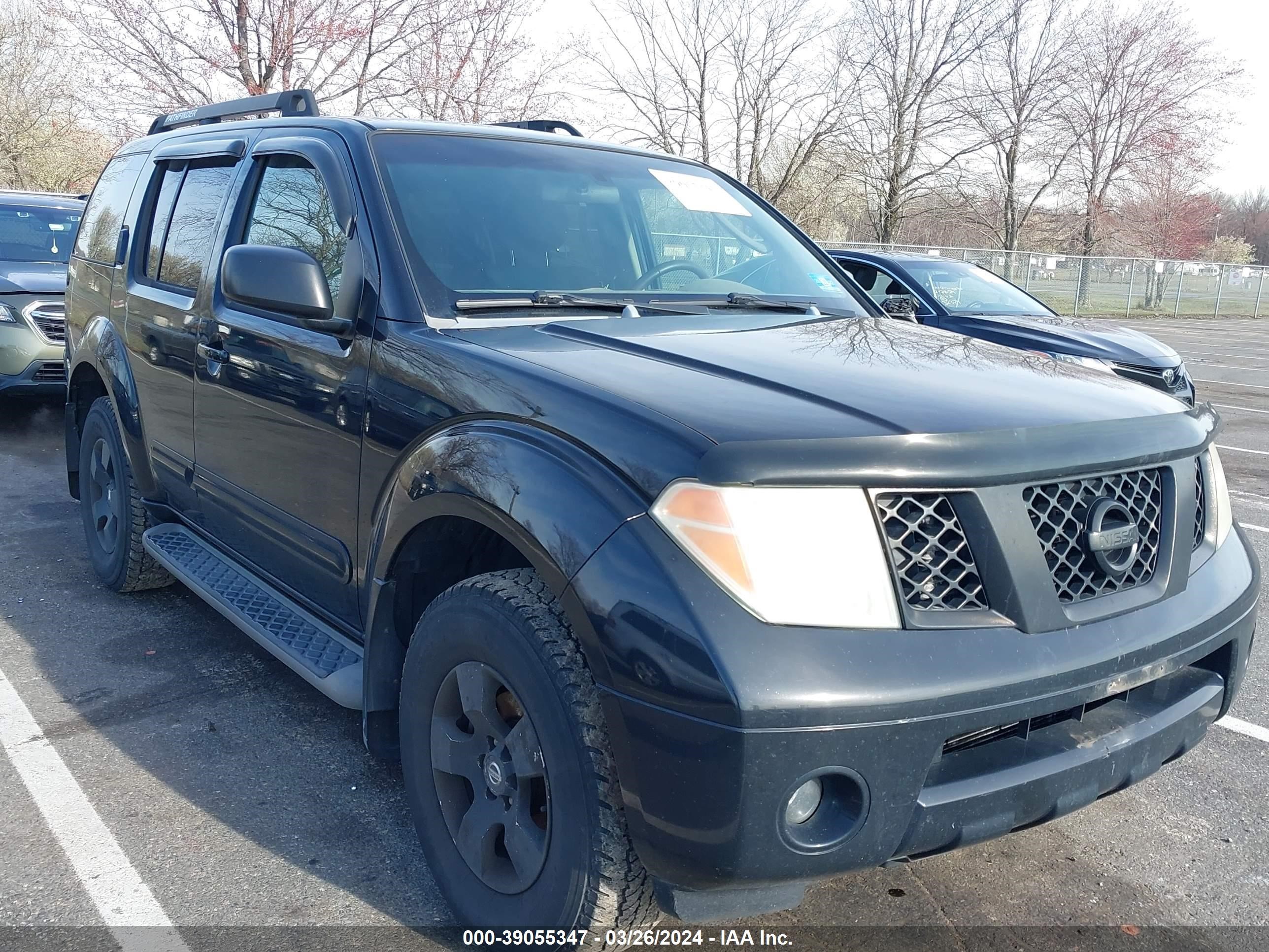 NISSAN PATHFINDER 2007 5n1ar18w27c627151