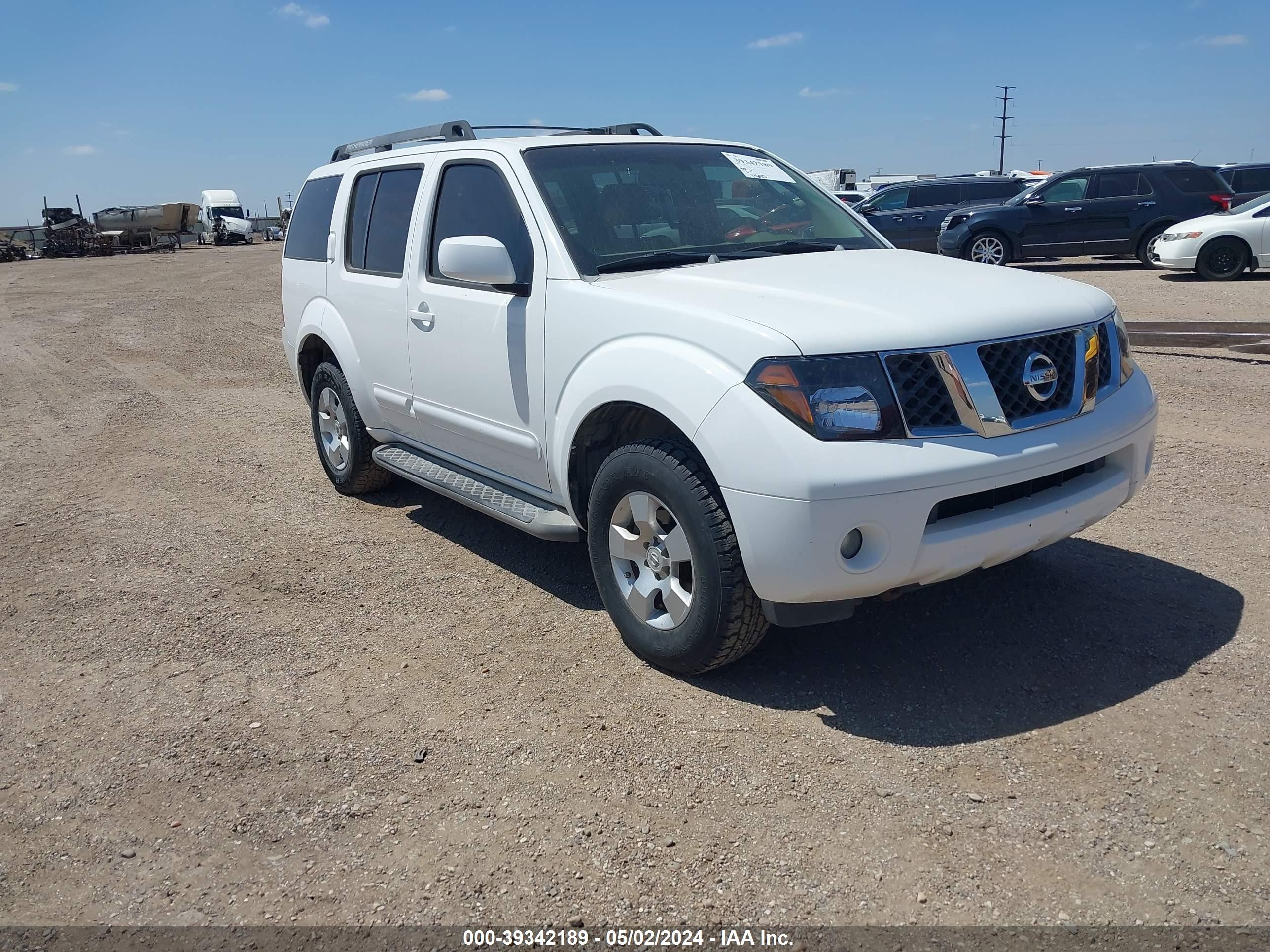 NISSAN PATHFINDER 2007 5n1ar18w37c609628