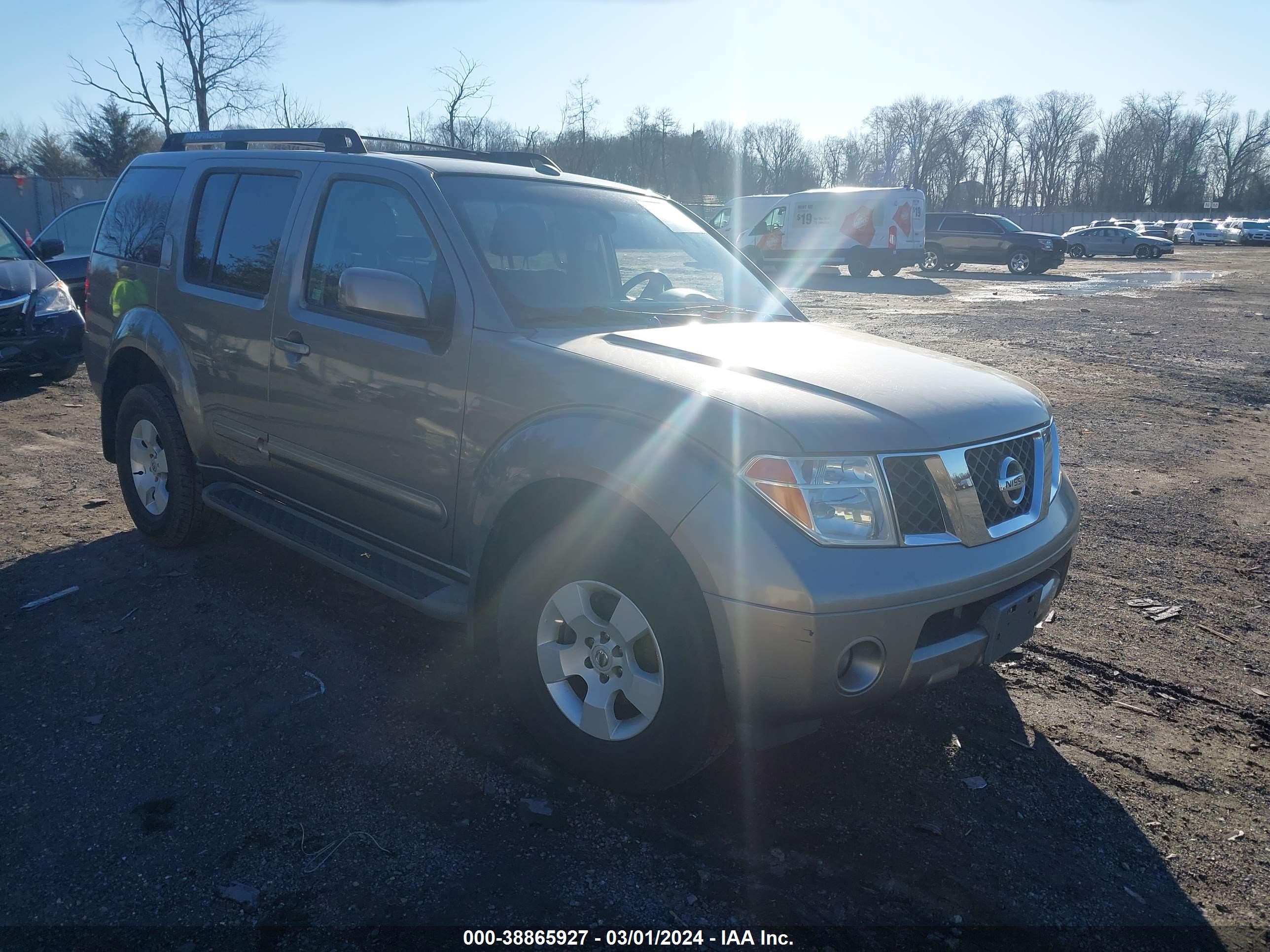 NISSAN PATHFINDER 2006 5n1ar18w46c645066