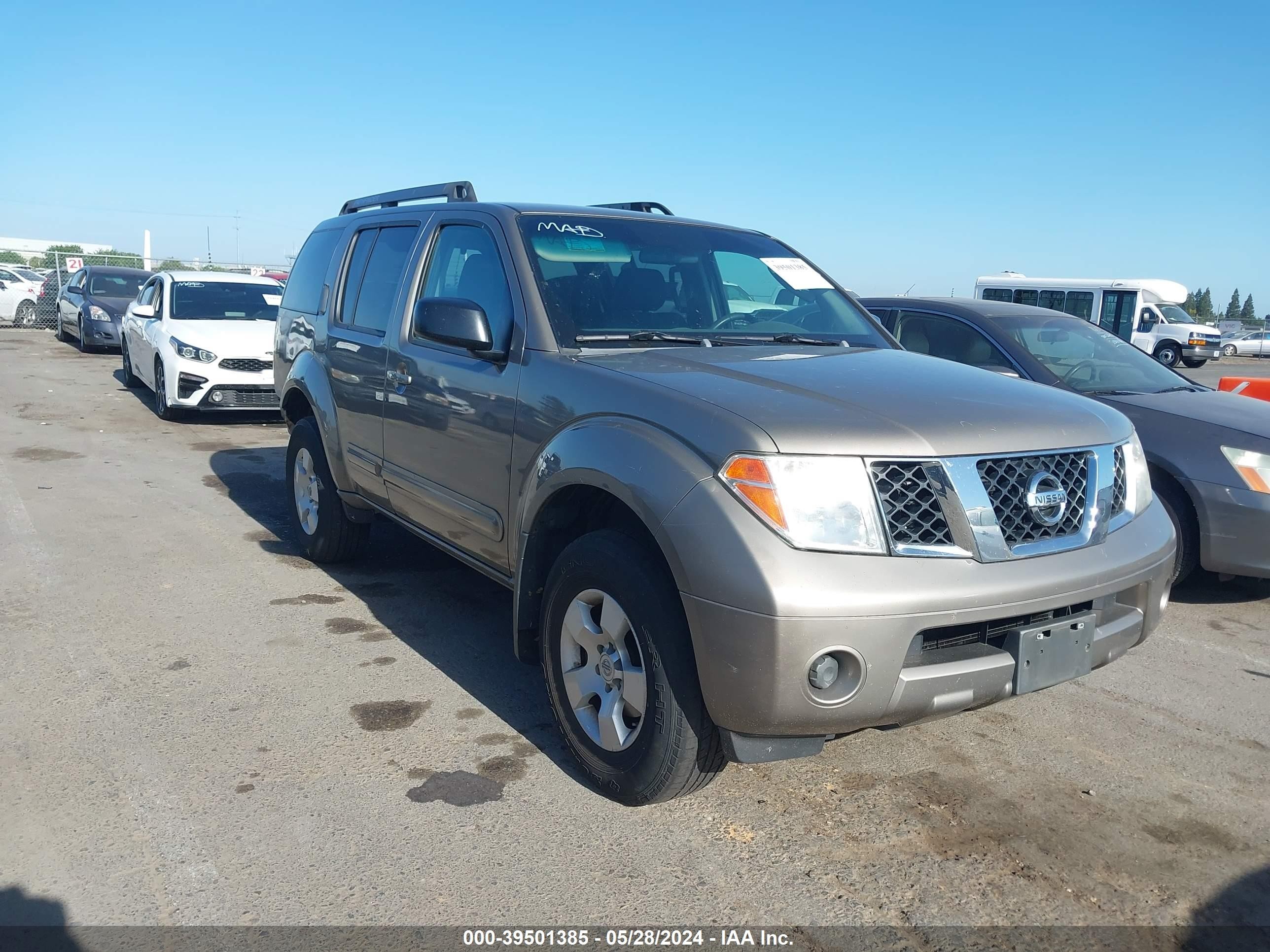 NISSAN PATHFINDER 2007 5n1ar18w67c611650