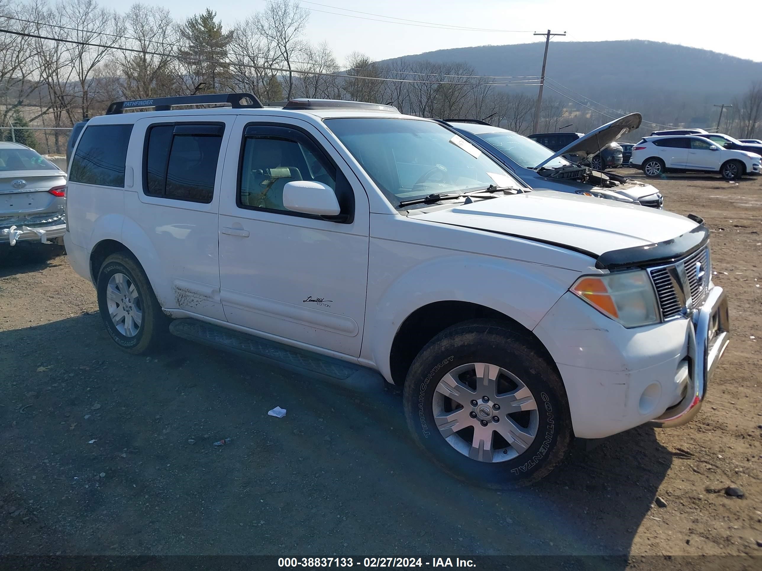 NISSAN PATHFINDER 2007 5n1ar18w77c611205